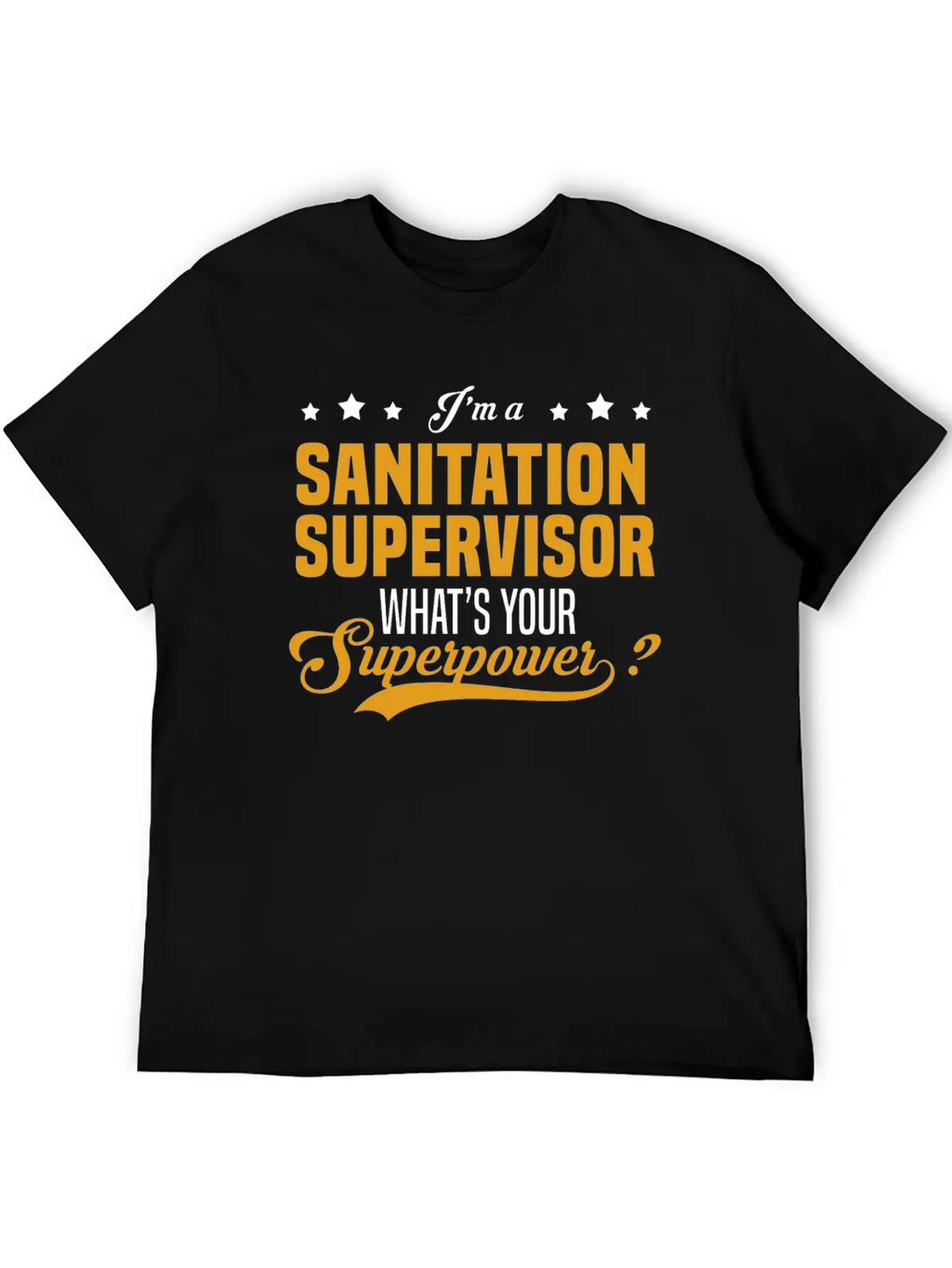 Sanitation Supervisor Essential Cotton Tee For Daily Outfits – Unisex Style