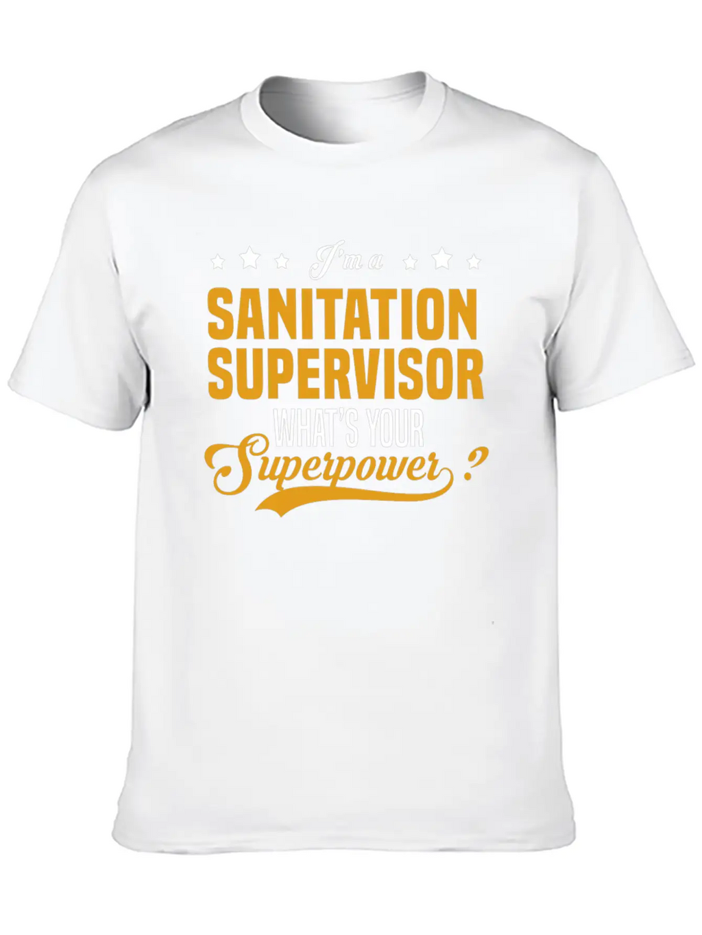 Sanitation Supervisor Essential Cotton Tee For Daily Outfits – Unisex Style