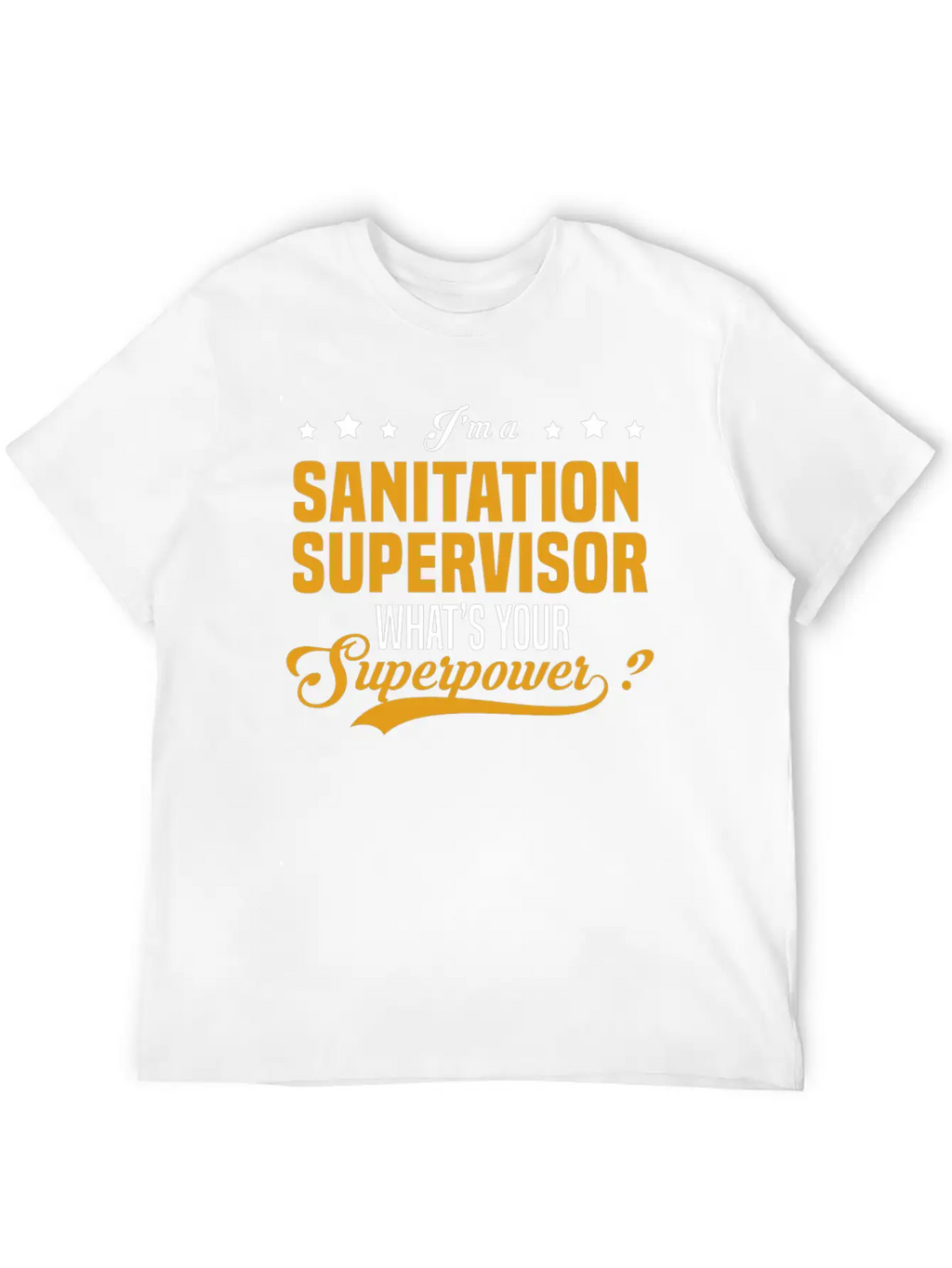 Sanitation Supervisor Essential Cotton Tee For Daily Outfits – Unisex Style