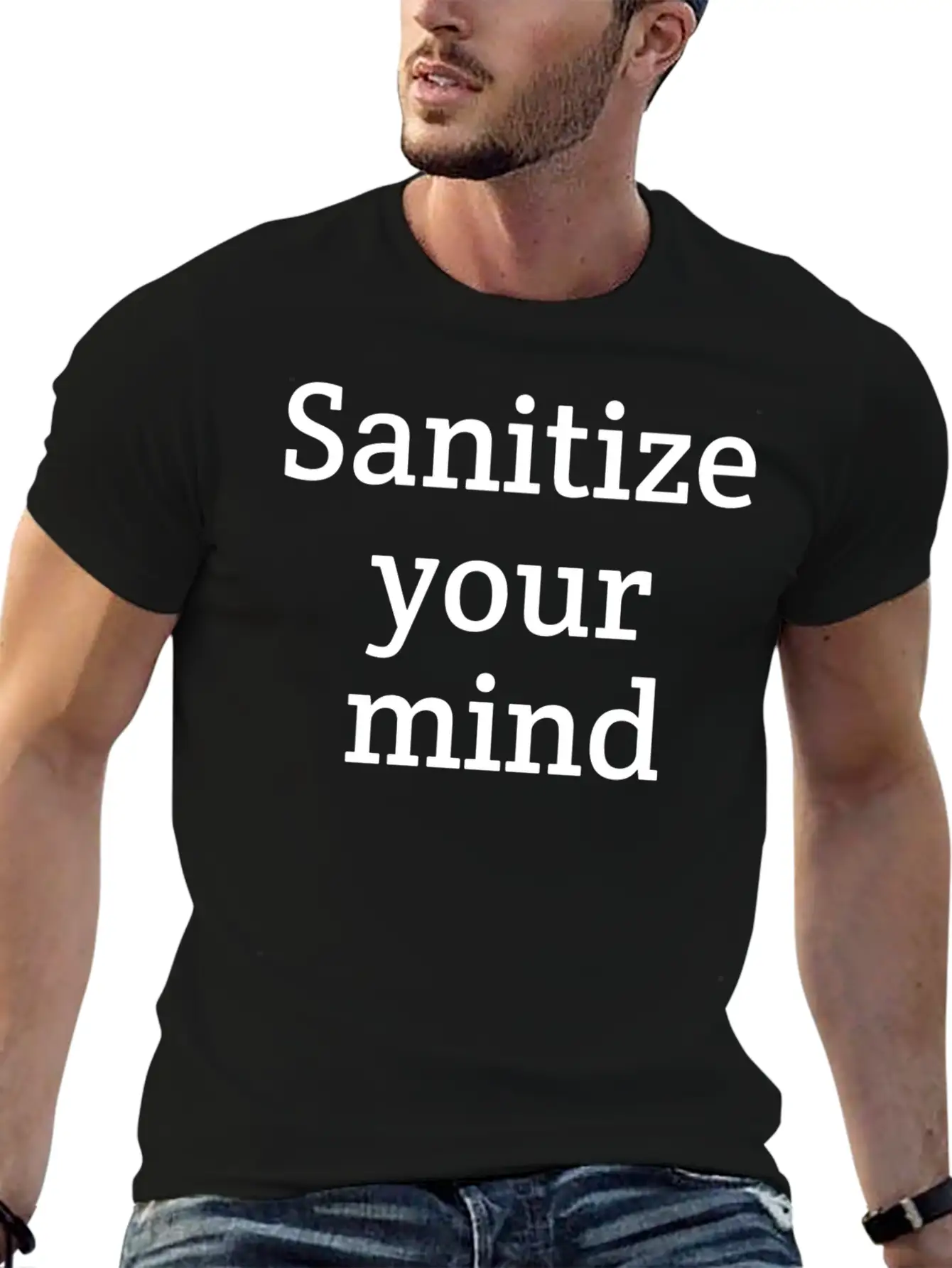 Sanitize Your Mind | Funny | Quarantine Relaxed Everyday Tee – Lightweight And Durable Cotton