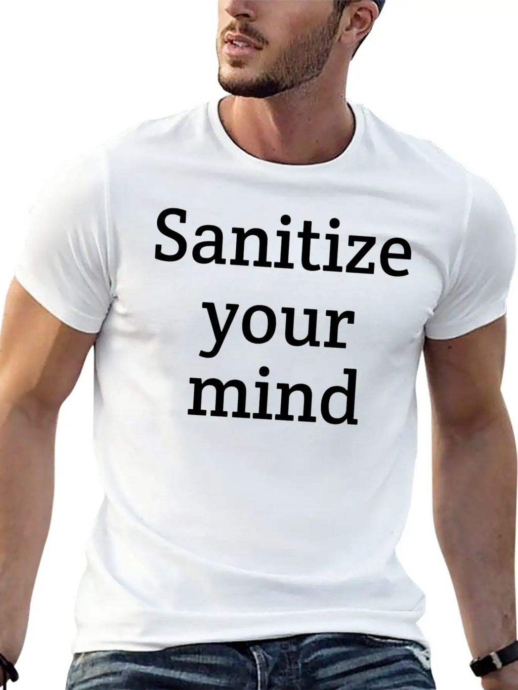 Sanitize Your Mind | Funny | Quarantine Relaxed Everyday Tee – Lightweight And Durable Cotton