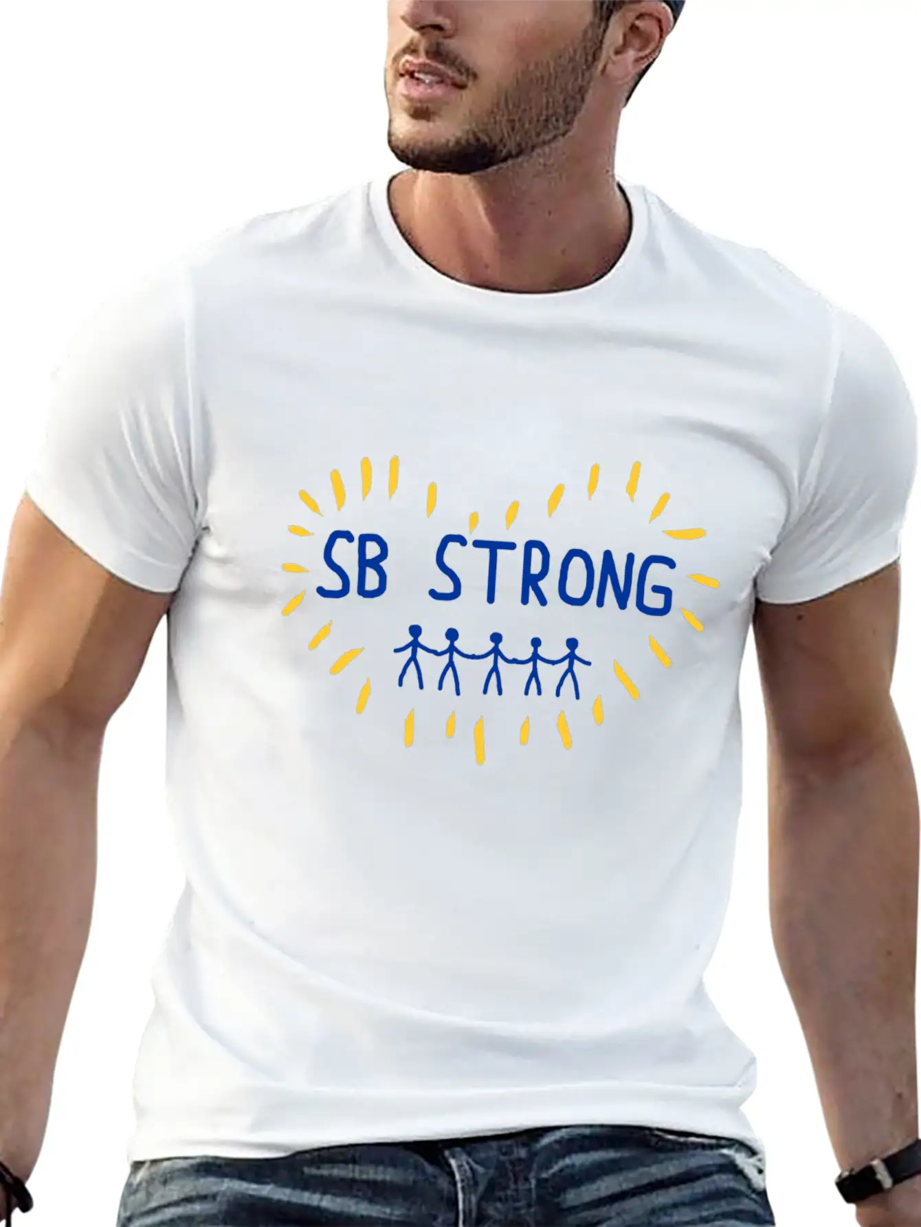 SANTA BARBARA STRONG Essential Cotton Tee For Daily Outfits – Unisex Style