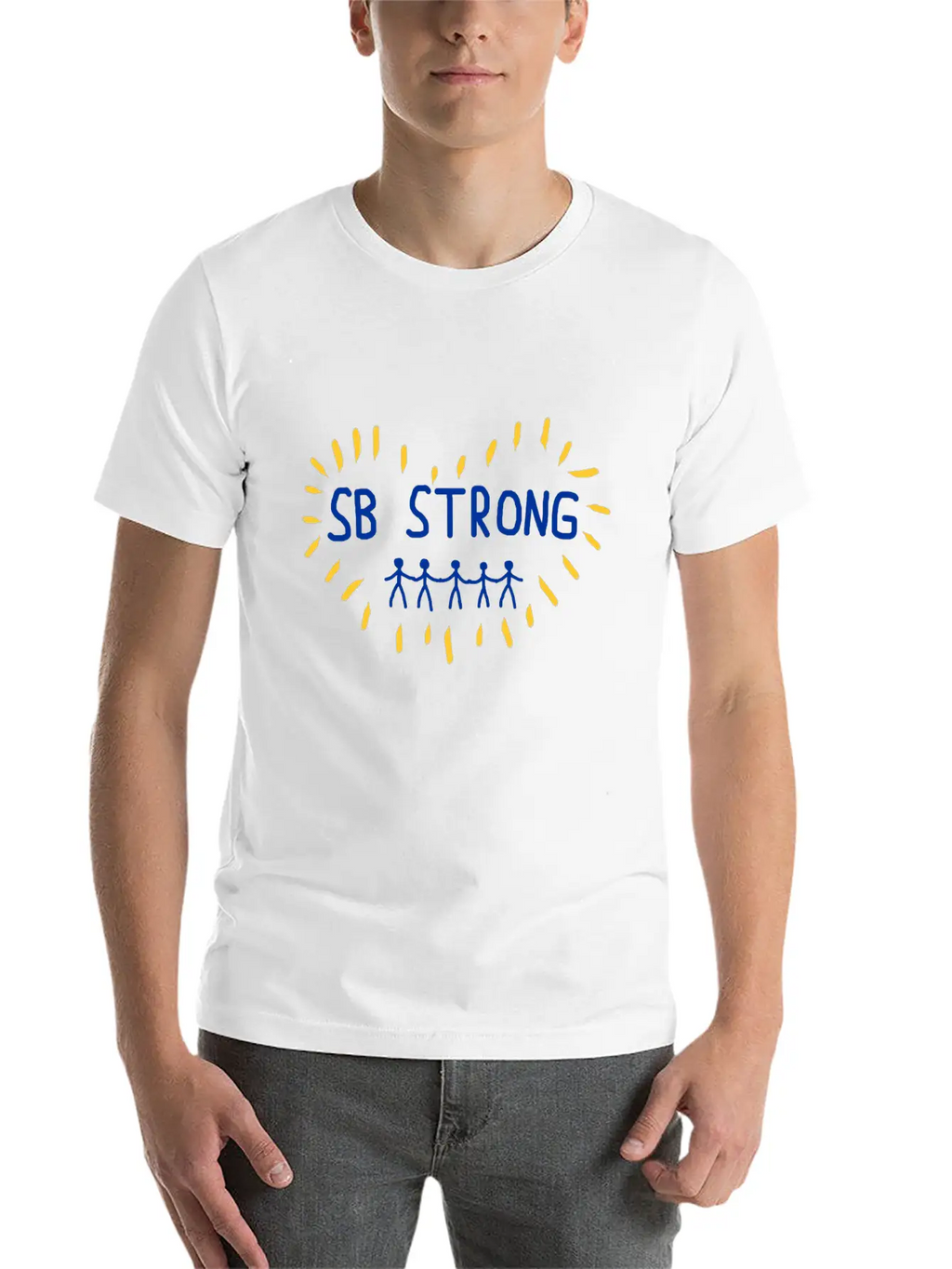 SANTA BARBARA STRONG Essential Cotton Tee For Daily Outfits – Unisex Style