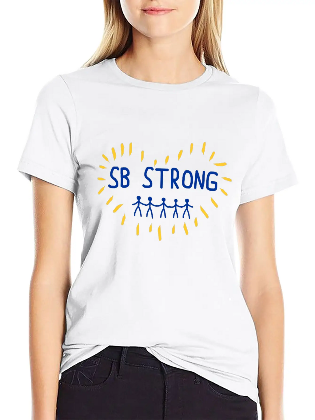 SANTA BARBARA STRONG Essential Cotton Tee For Daily Outfits – Unisex Style
