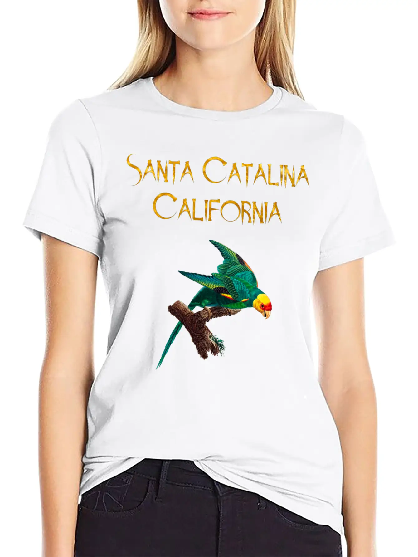 Santa Catalina California Stylish Everyday T-Shirt – Unisex Basic Cotton Tee