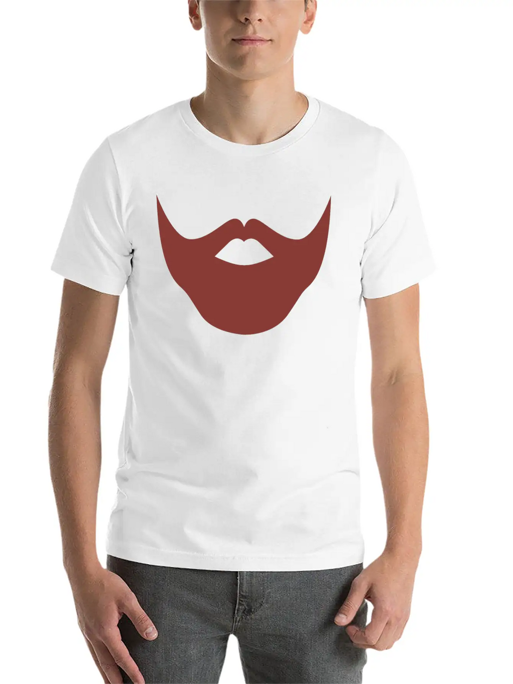 Santa Claus Full Beard Hipster Face Mouth Protect Unisex Casual T-Shirt – Clean Design For Daily Comfort