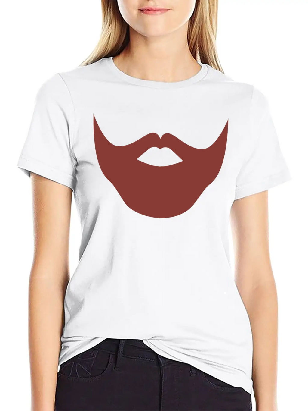 Santa Claus Full Beard Hipster Face Mouth Protect Unisex Casual T-Shirt – Clean Design For Daily Comfort