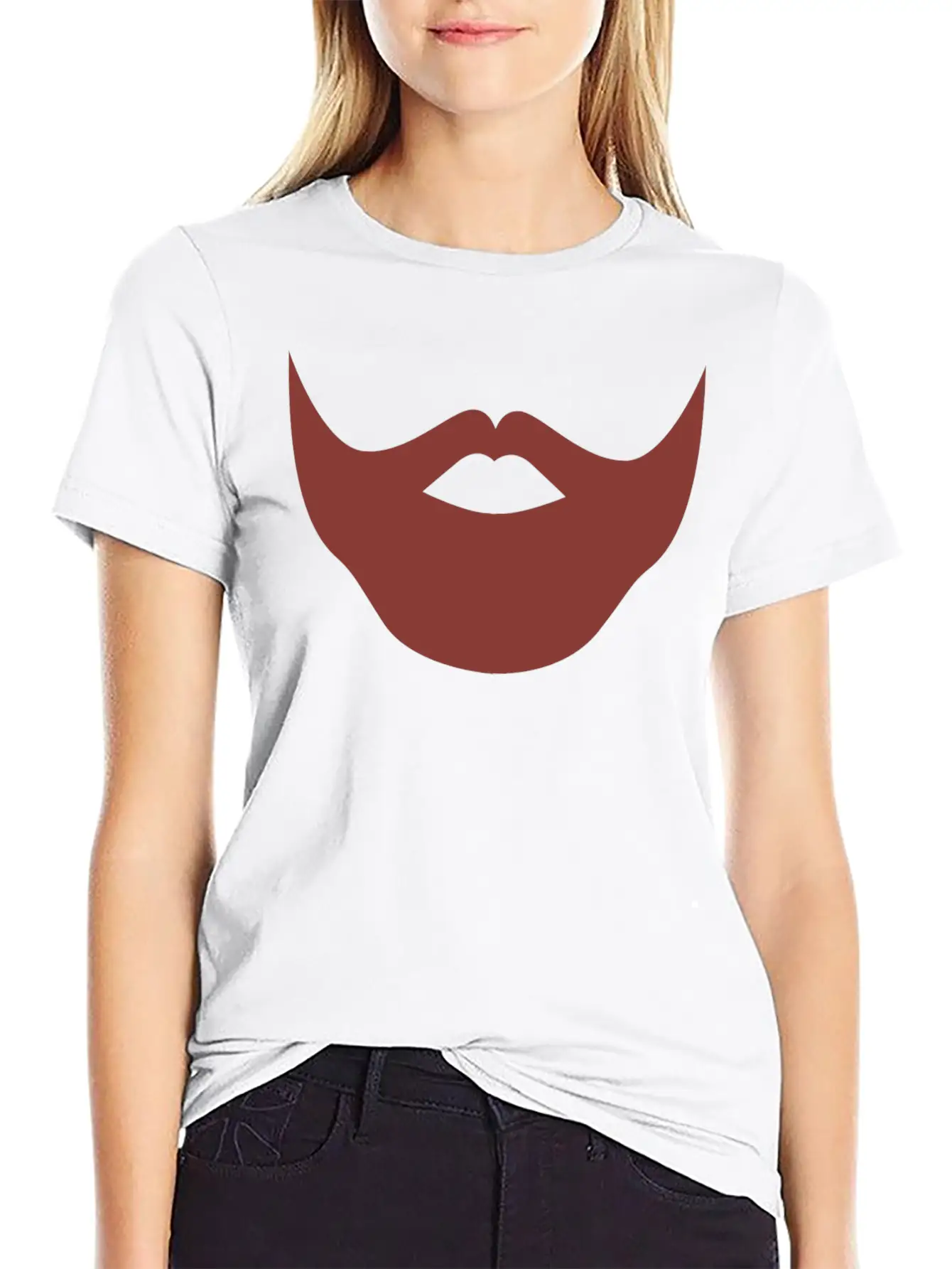 Santa Claus Full Beard Hipster Face Mouth Protect Unisex Casual T-Shirt – Clean Design For Daily Comfort