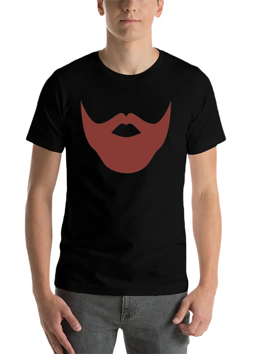 Santa Claus Full Beard Hipster Face Mouth Protect Unisex Casual T-Shirt – Clean Design For Daily Comfort