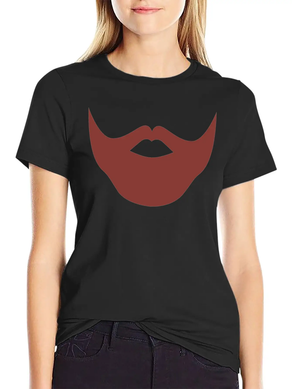 Santa Claus Full Beard Hipster Face Mouth Protect Unisex Casual T-Shirt – Clean Design For Daily Comfort