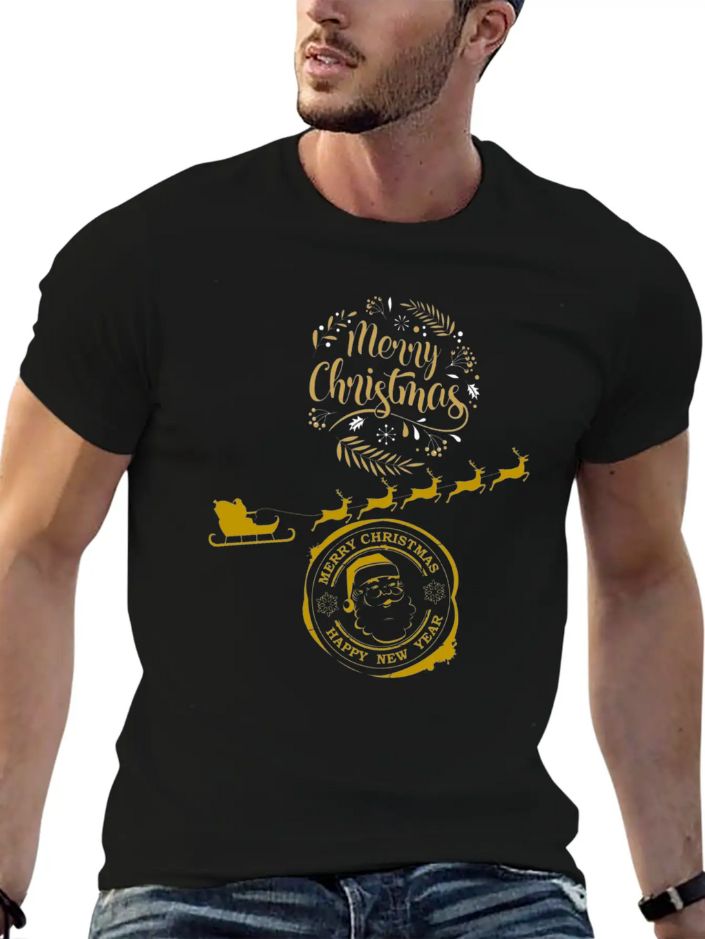 Santa11 Classic Cotton Tee – Unisex Comfort For Any Season