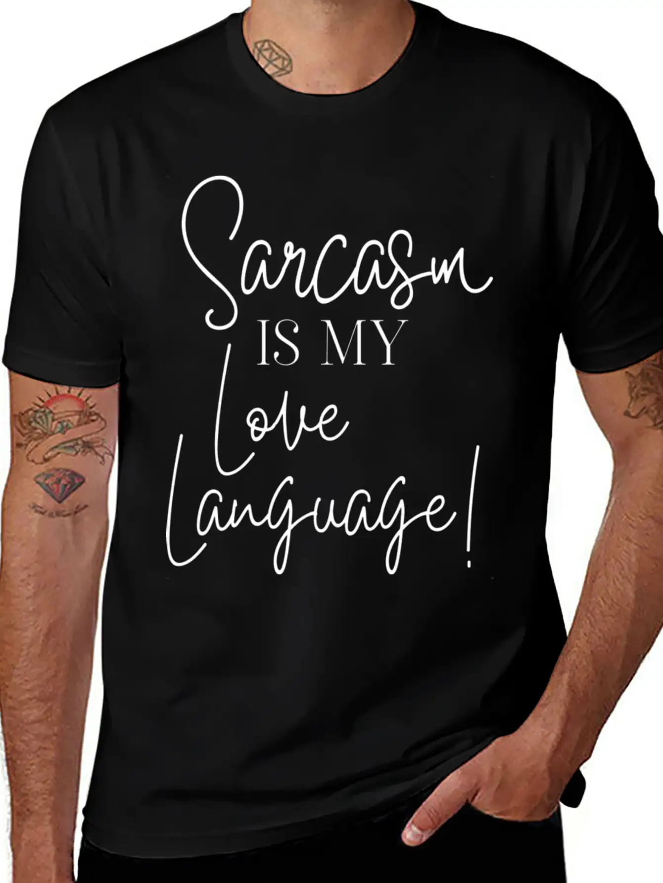 Sarcasm Is My Love Language Stylish Everyday T-Shirt – Unisex Basic Cotton Tee