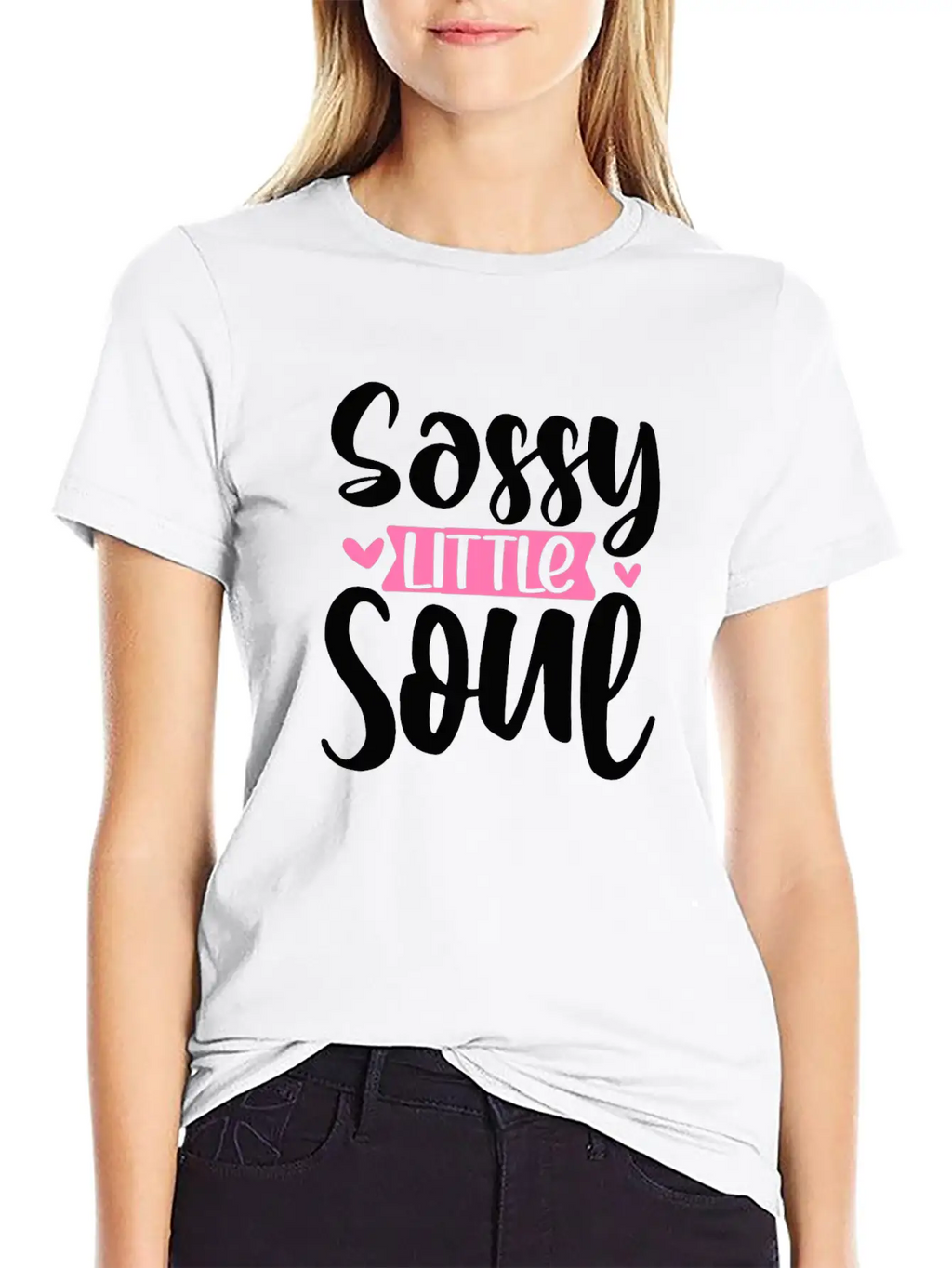 Sassy Little Soul Basic Graphic T-Shirt – Daily Comfort In Soft Cotton