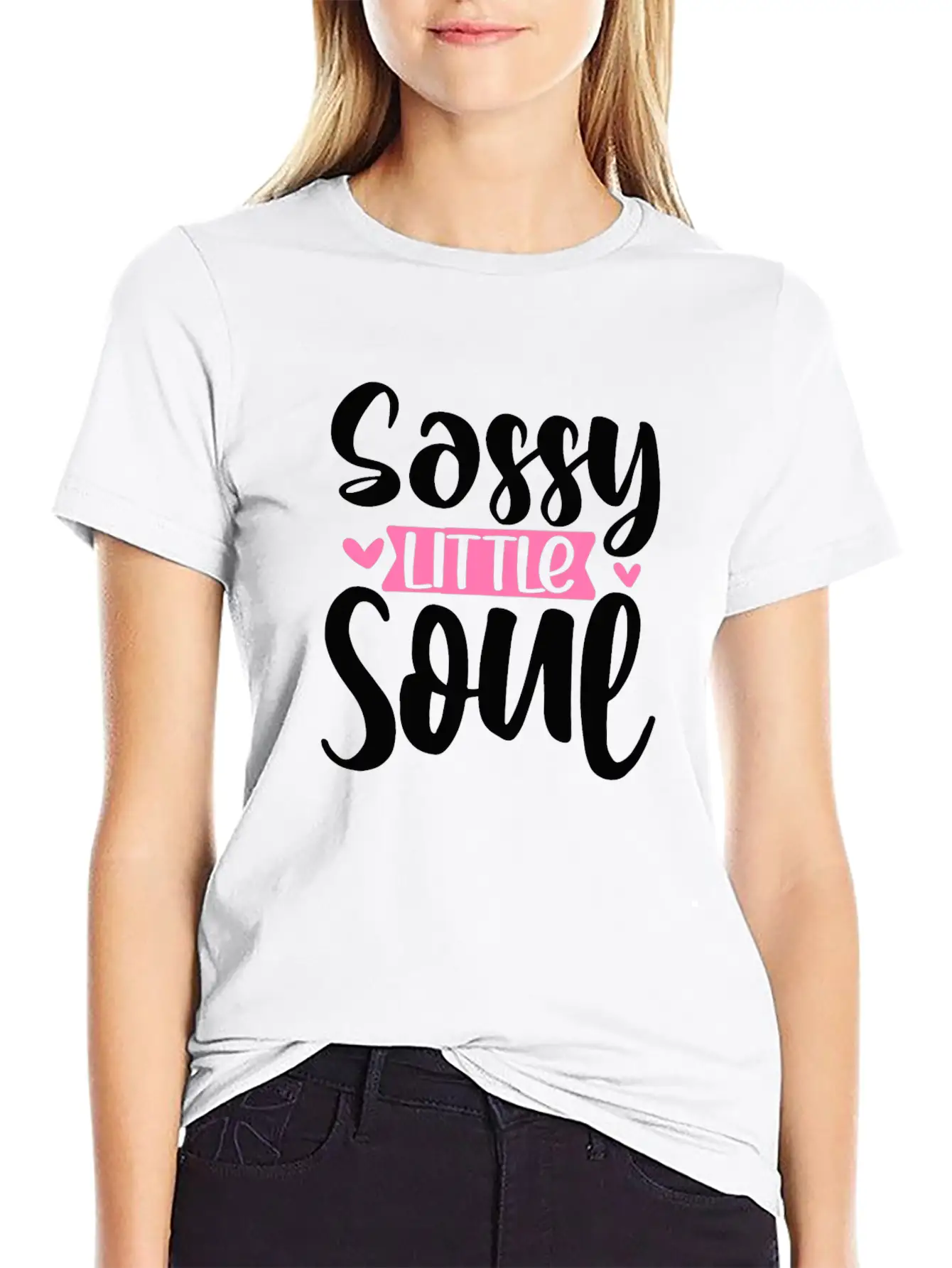 Sassy Little Soul Basic Graphic T-Shirt – Daily Comfort In Soft Cotton