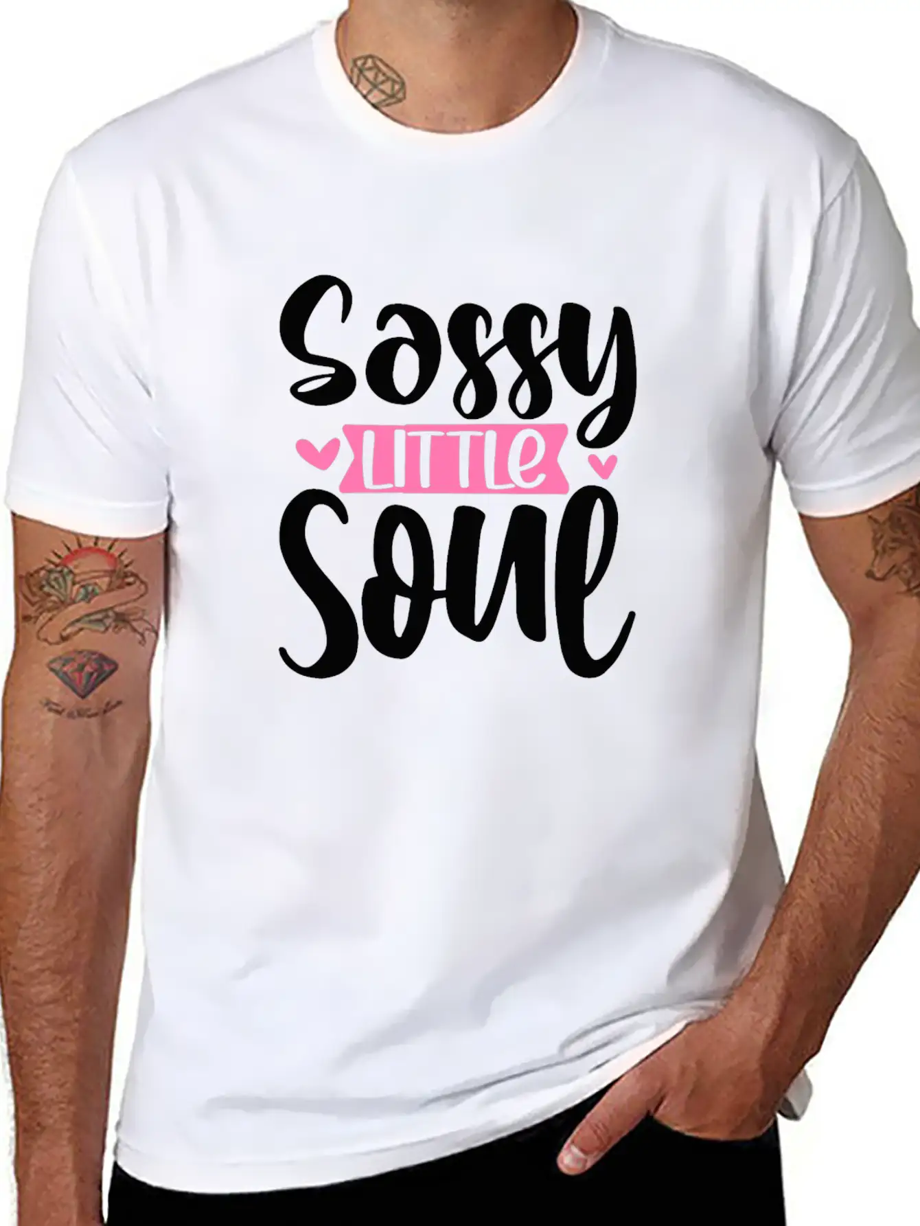 Sassy Little Soul Basic Graphic T-Shirt – Daily Comfort In Soft Cotton