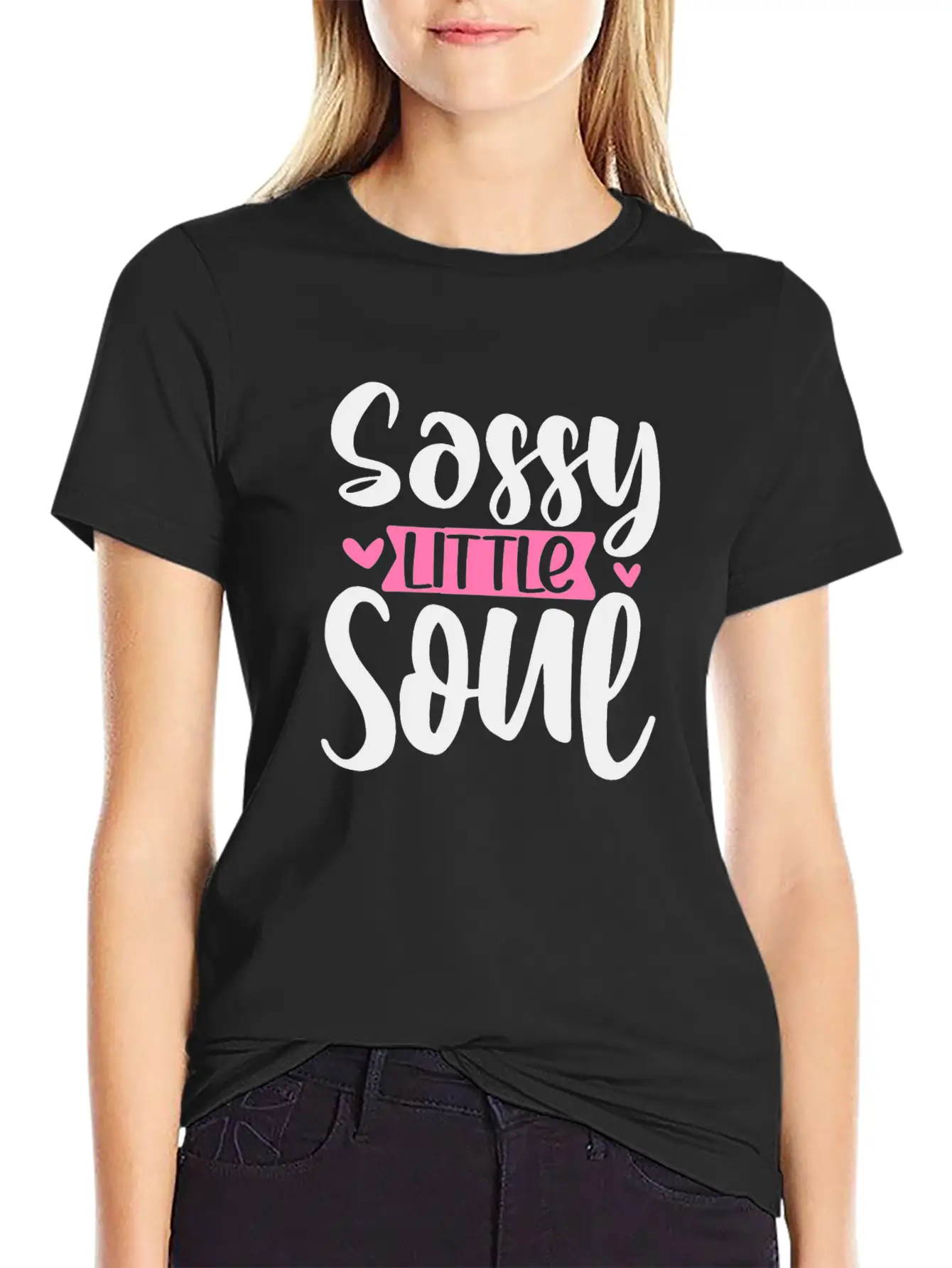 Sassy Little Soul Basic Graphic T-Shirt – Daily Comfort In Soft Cotton