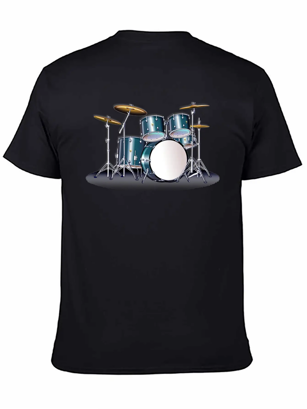 SATIN BLUE DRUM SET Stylish Everyday T-Shirt – Unisex Basic Cotton Tee