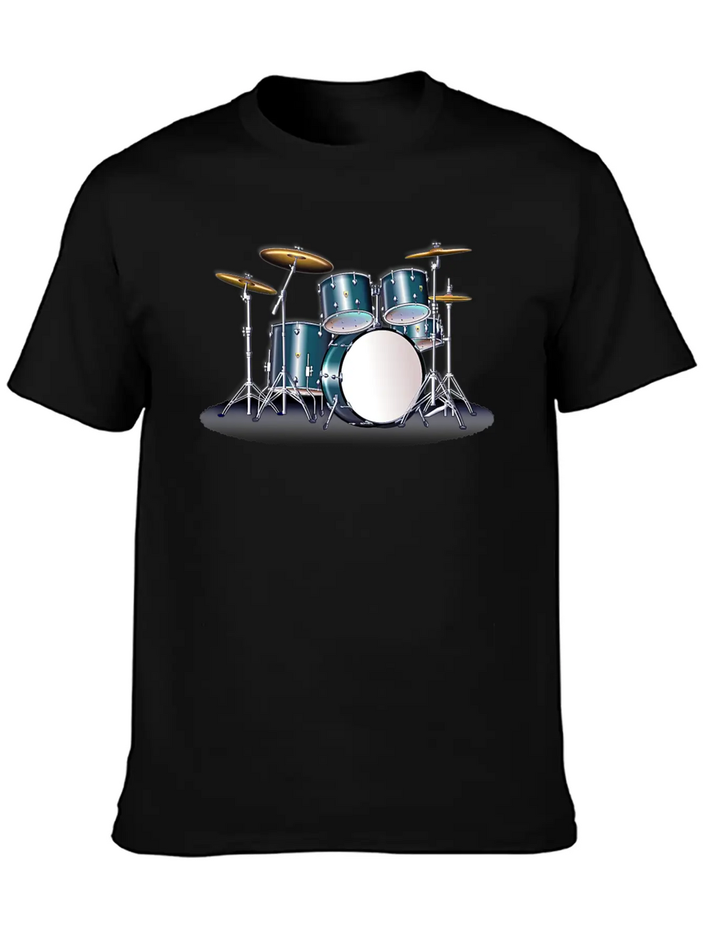 SATIN BLUE DRUM SET Stylish Everyday T-Shirt – Unisex Basic Cotton Tee