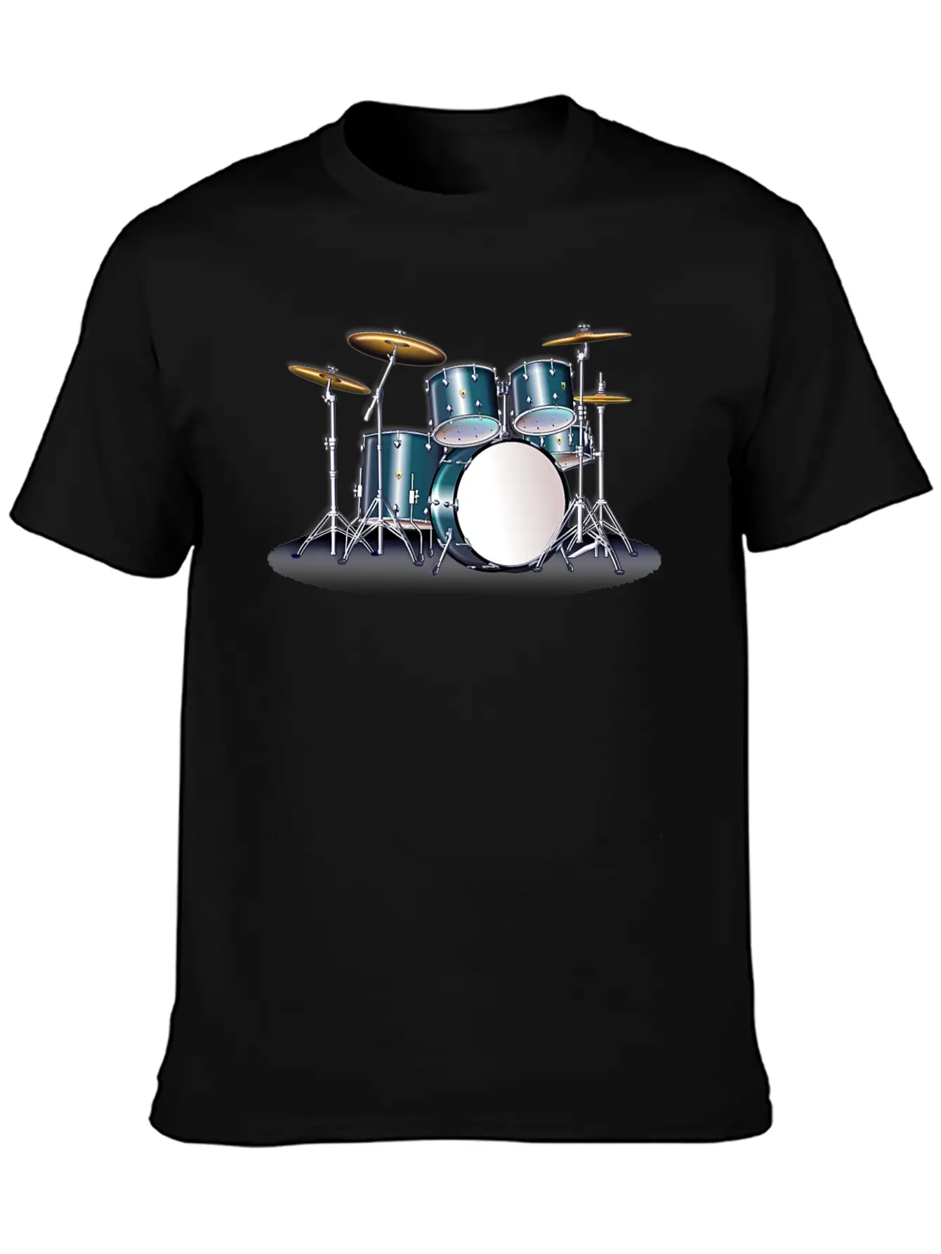 SATIN BLUE DRUM SET Stylish Everyday T-Shirt – Unisex Basic Cotton Tee