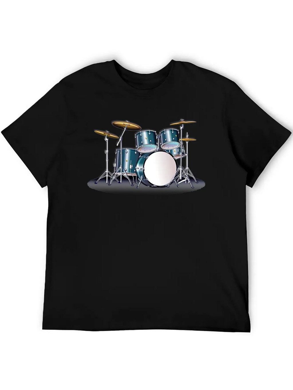 SATIN BLUE DRUM SET Stylish Everyday T-Shirt – Unisex Basic Cotton Tee