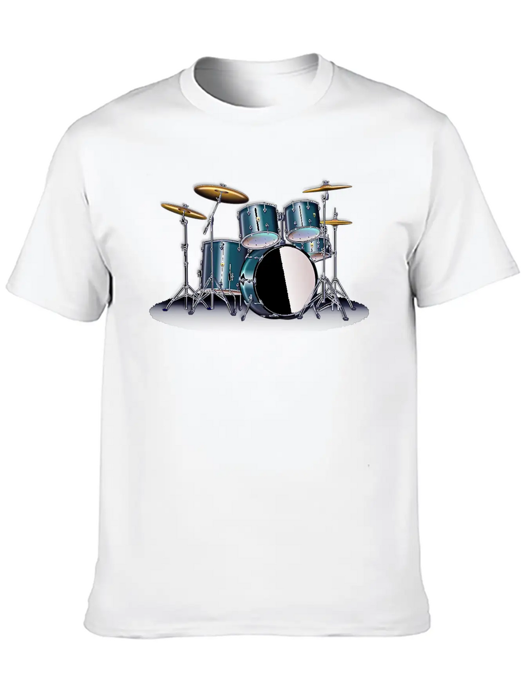 SATIN BLUE DRUM SET Stylish Everyday T-Shirt – Unisex Basic Cotton Tee