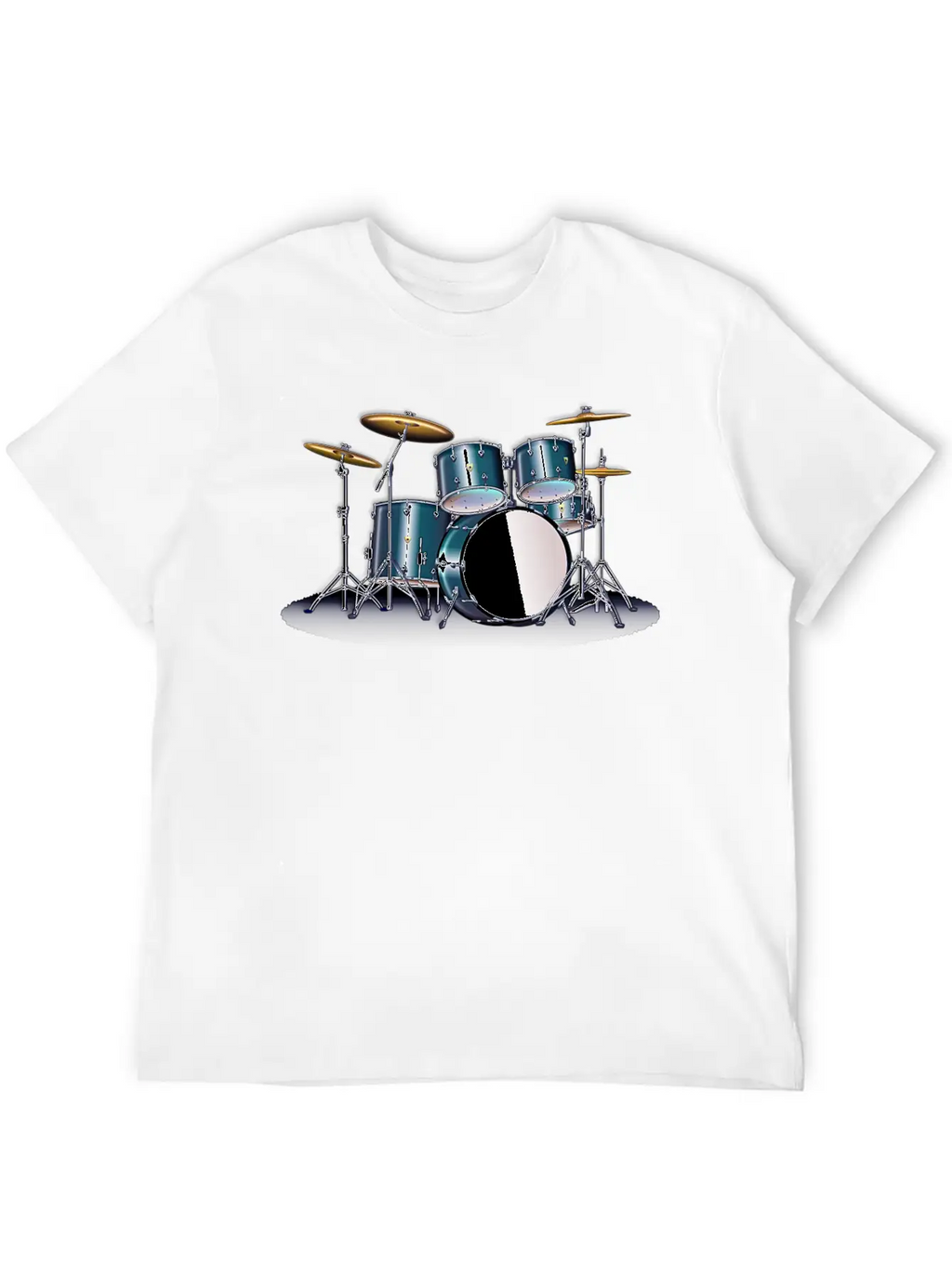 SATIN BLUE DRUM SET Stylish Everyday T-Shirt – Unisex Basic Cotton Tee