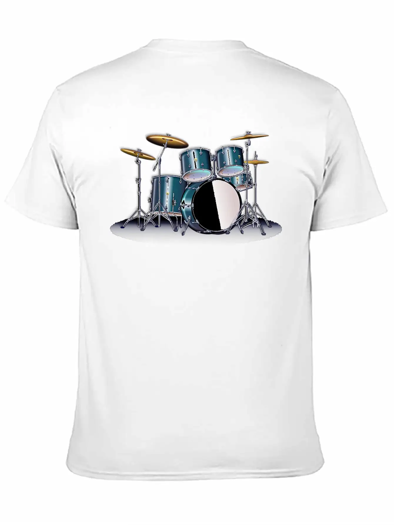 SATIN BLUE DRUM SET Stylish Everyday T-Shirt – Unisex Basic Cotton Tee