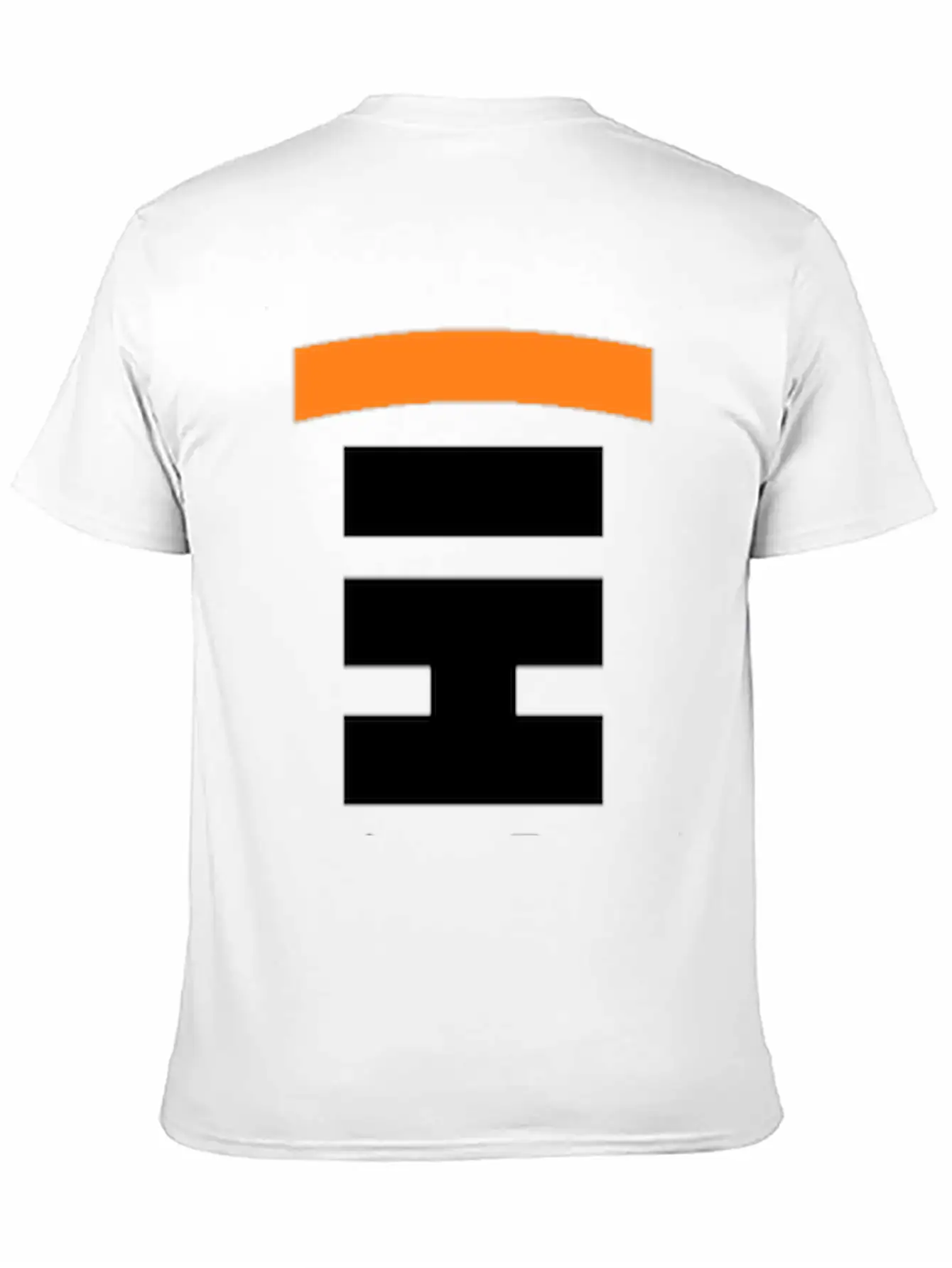 SATOSHI Vertical Design With Bullseye - Black Font Classic Cotton Tee – Unisex Comfort For Any Season