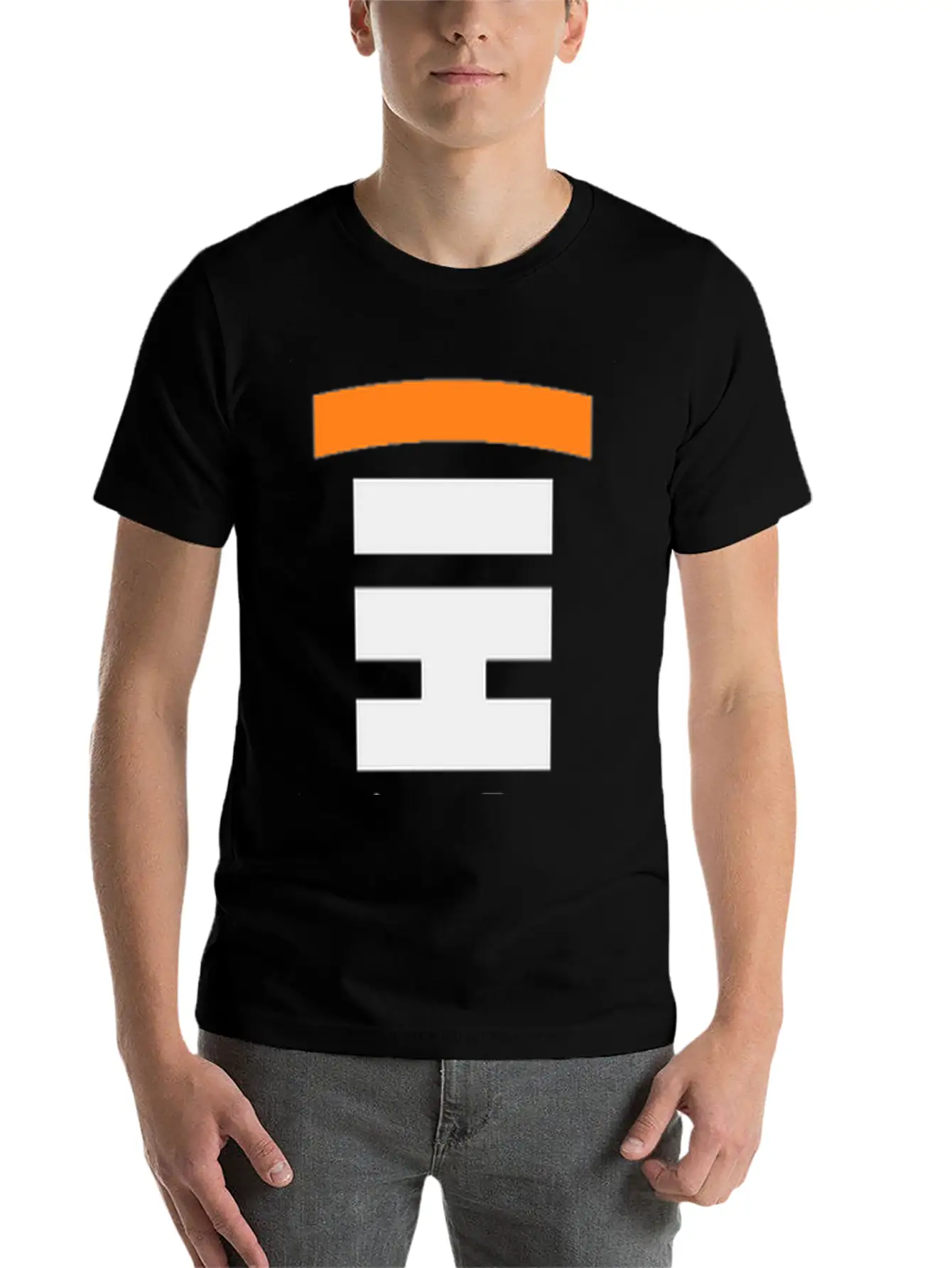 SATOSHI Vertical Design With Bullseye - Black Font Classic Cotton Tee – Unisex Comfort For Any Season