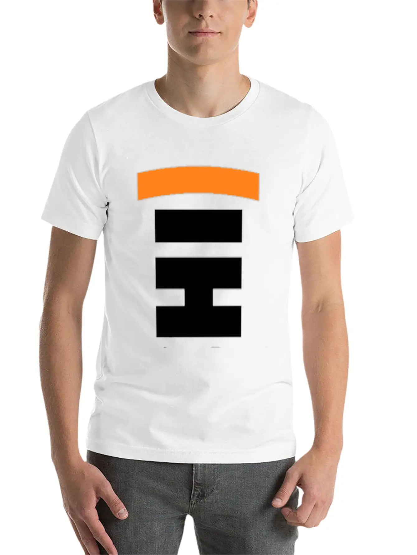 SATOSHI Vertical Design With Bullseye - Black Font Classic Cotton Tee – Unisex Comfort For Any Season
