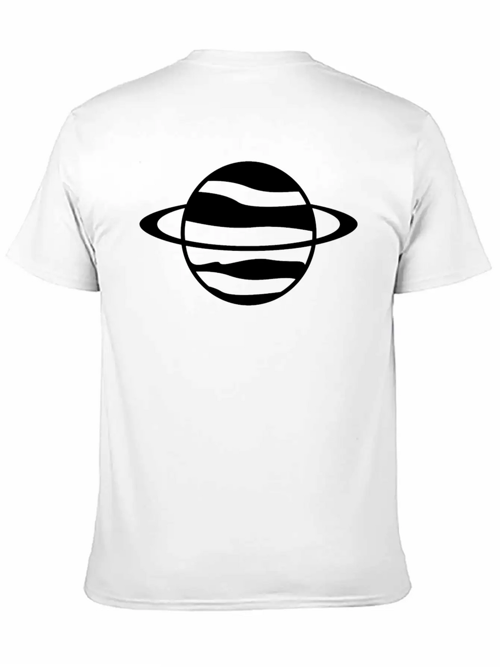 Saturn Planet Unisex Casual T-Shirt – Clean Design For Daily Comfort