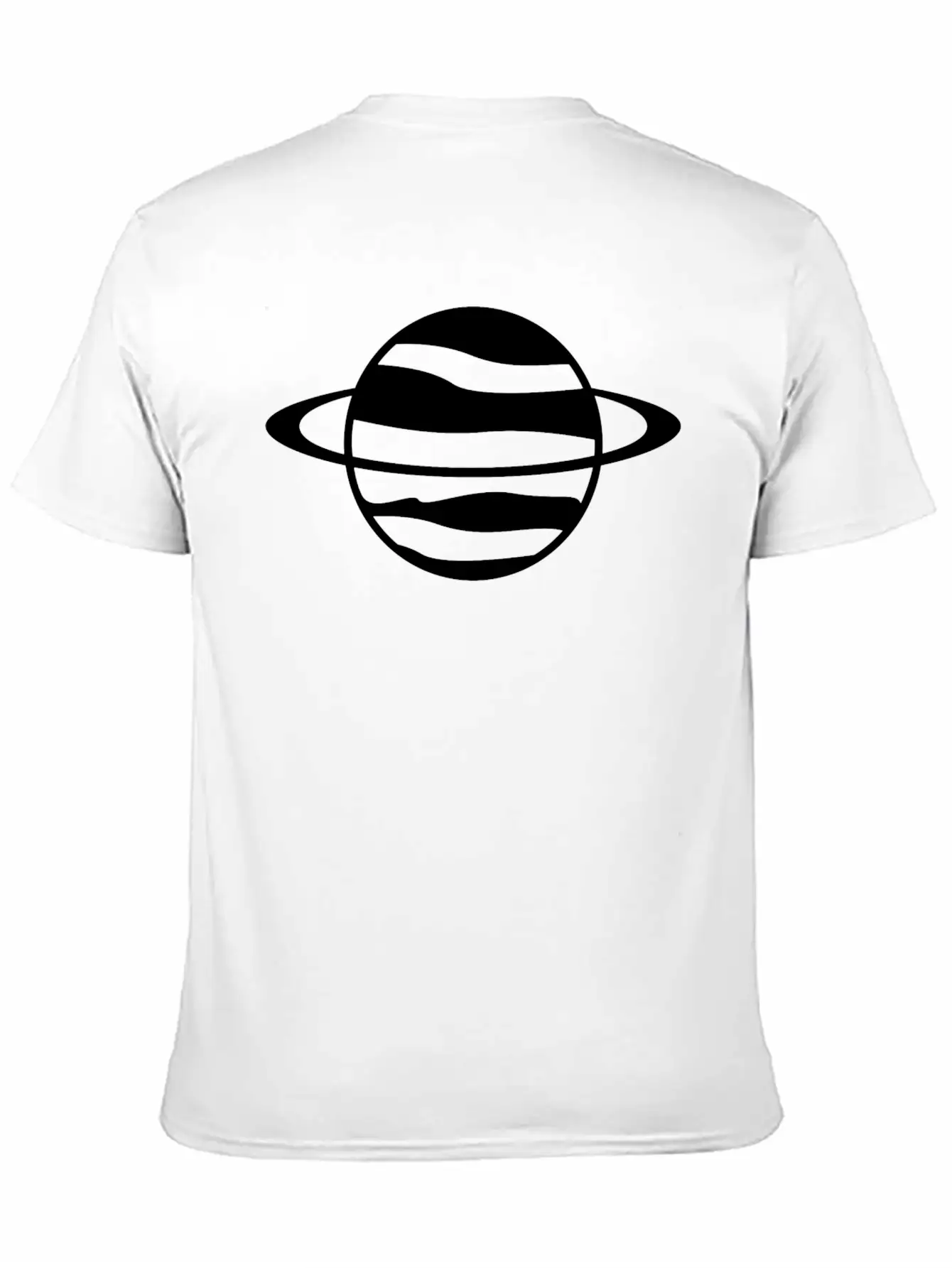 Saturn Planet Unisex Casual T-Shirt – Clean Design For Daily Comfort