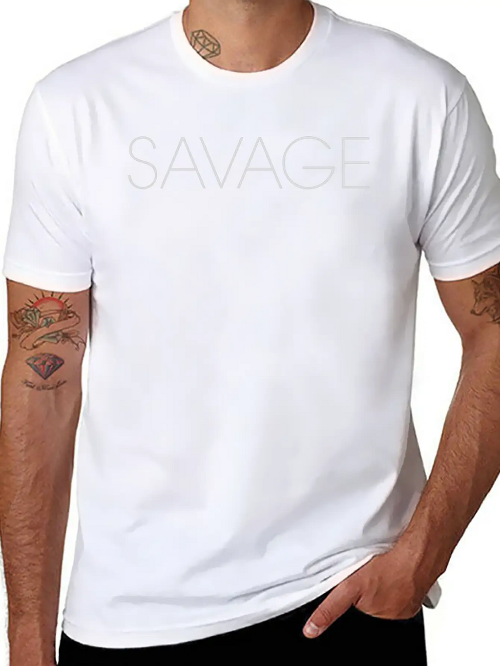 Savage 2 Essential Unisex Summer Tee – Soft Cotton Casual Fit