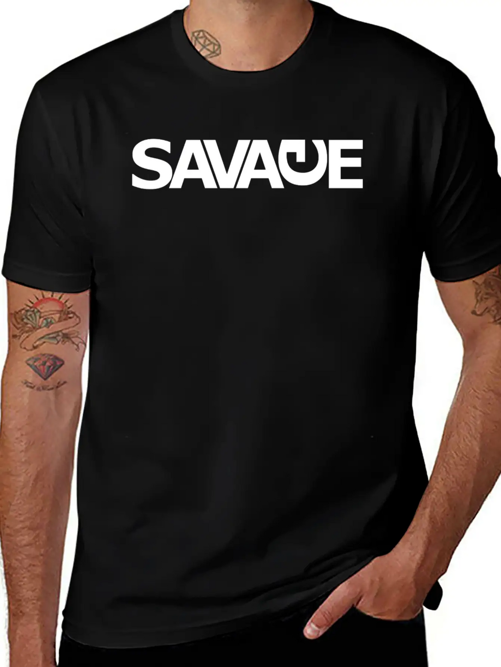 "SAVAGE" By Foxnation Classic Cotton Tee – Unisex Comfort For Any Season