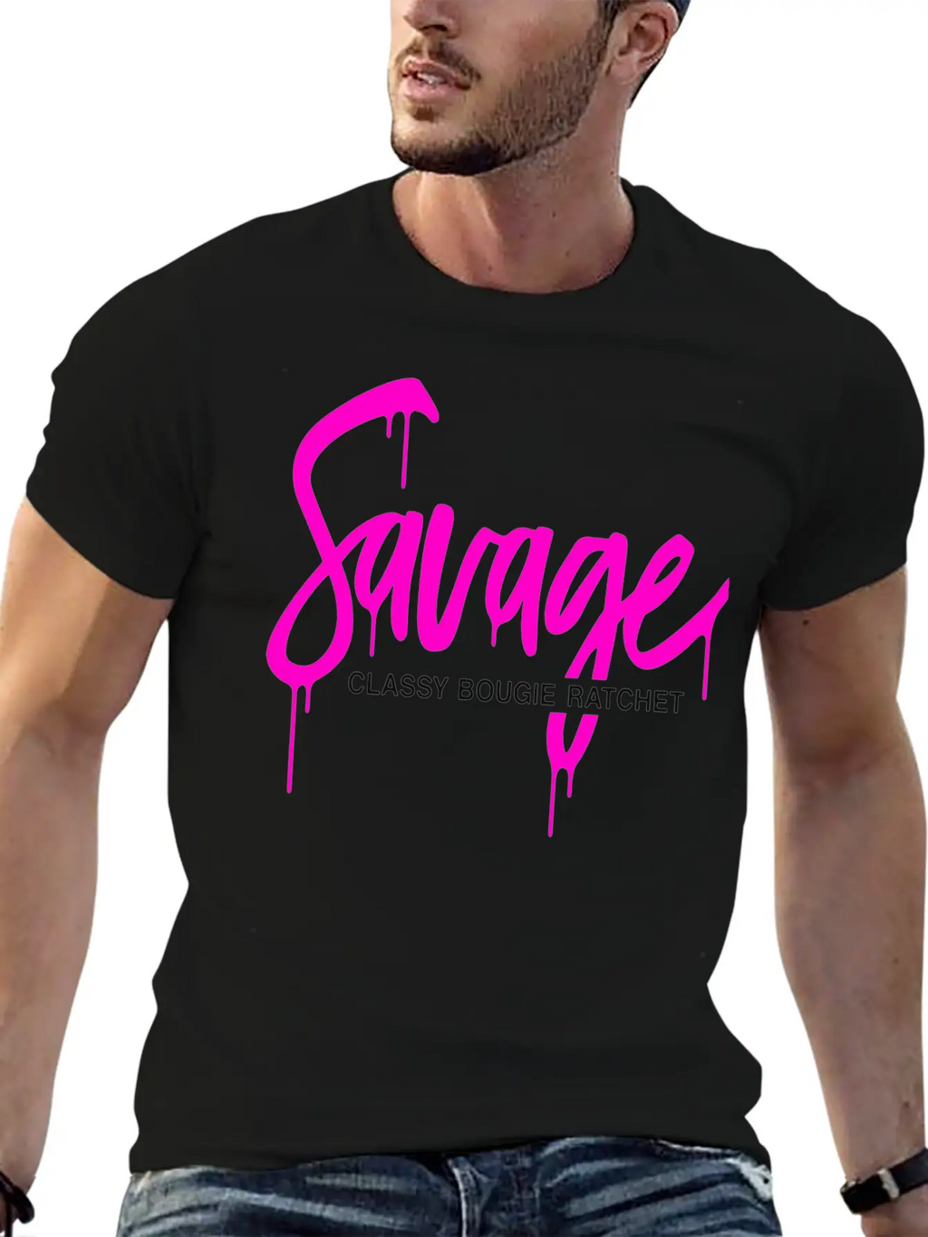 Savage Classy Bougie Ratchet Unisex Casual T-Shirt – Clean Design For Daily Comfort