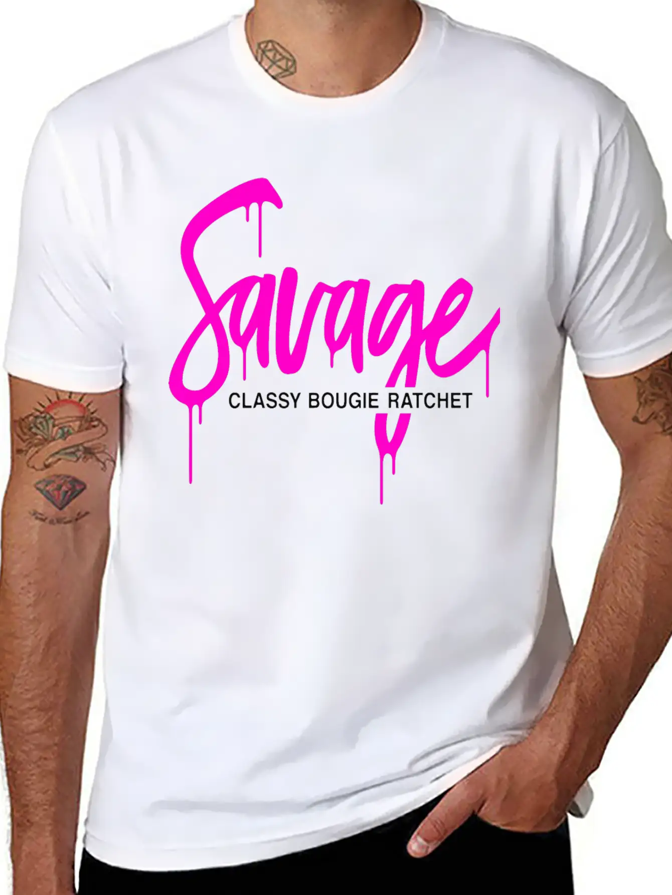 Savage Classy Bougie Ratchet Unisex Casual T-Shirt – Clean Design For Daily Comfort