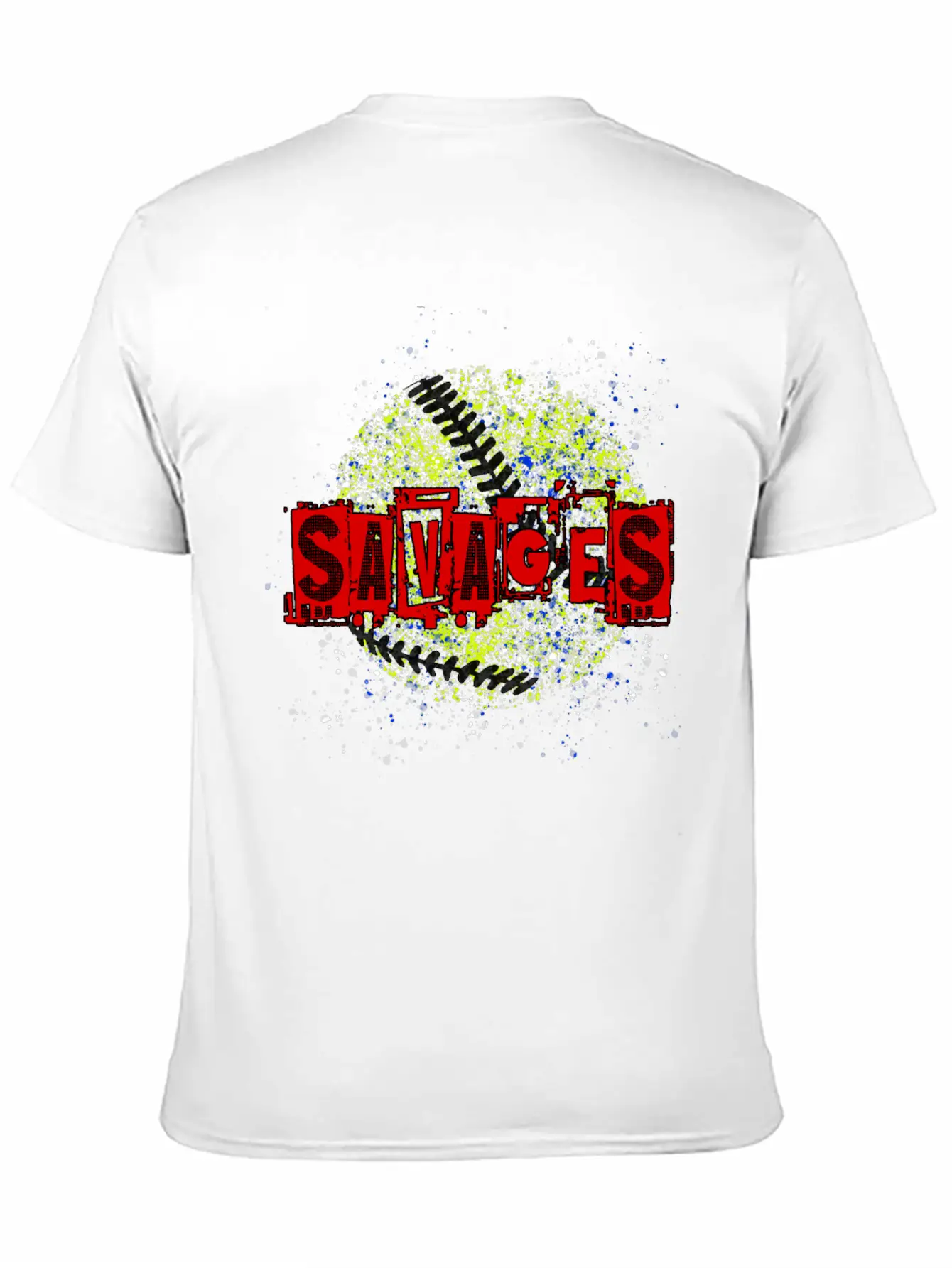Savages Splatter Logo Breathable Soft Cotton T-Shirt – Timeless Casual Look