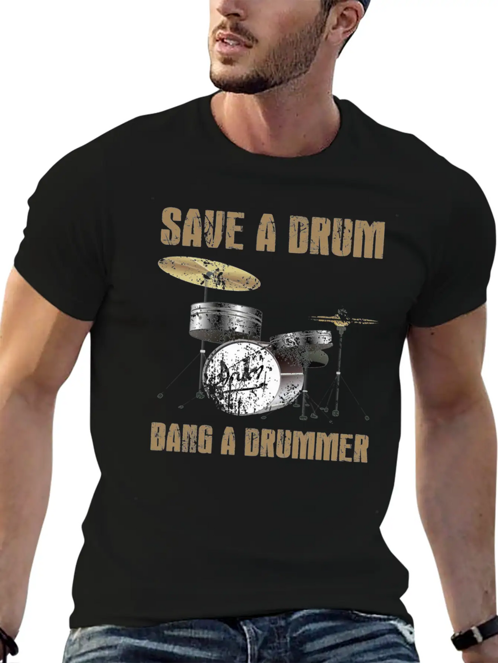 Save A Drum Essential Cotton Tee For Daily Outfits – Unisex Style