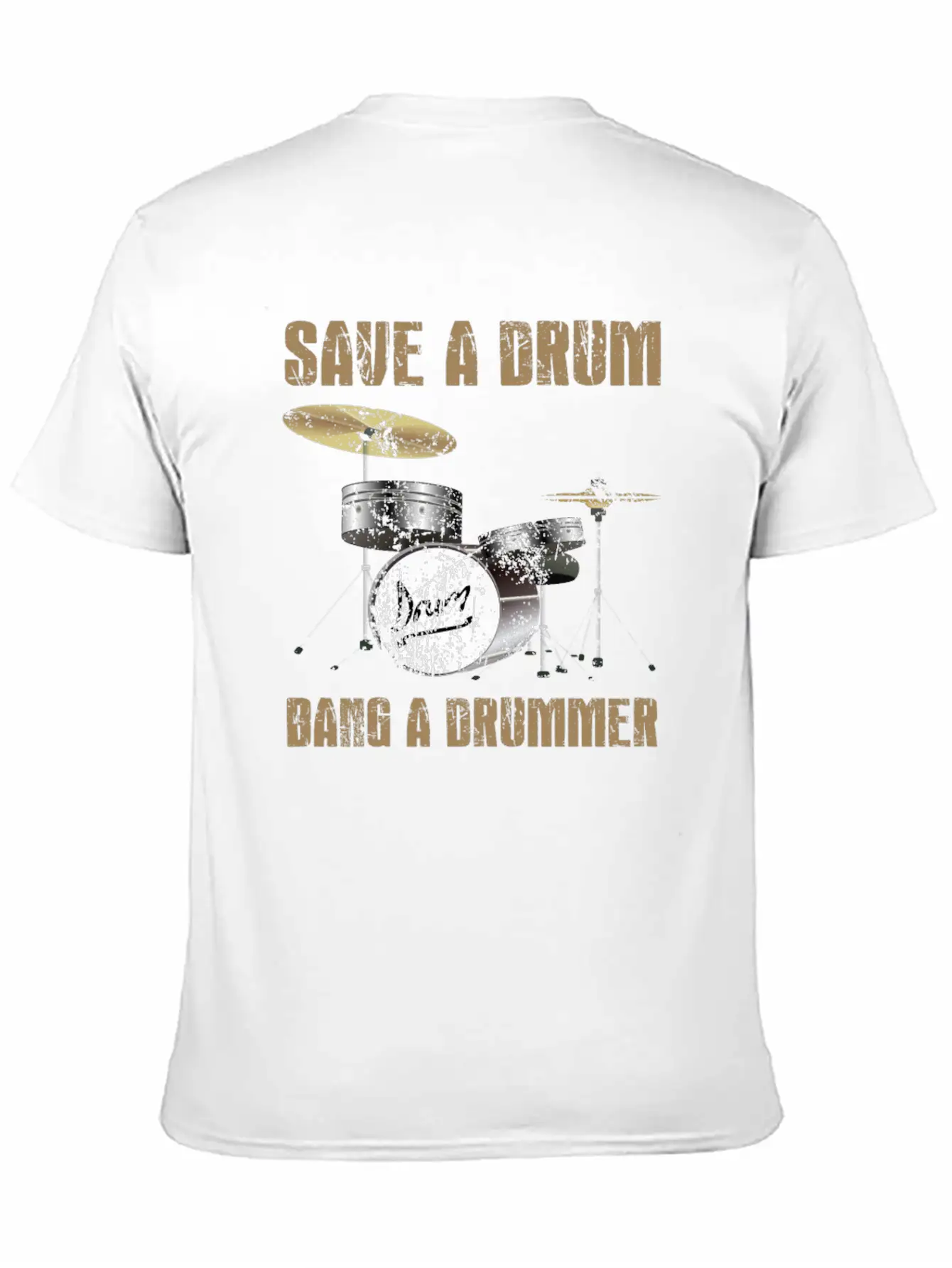 Save A Drum Essential Cotton Tee For Daily Outfits – Unisex Style