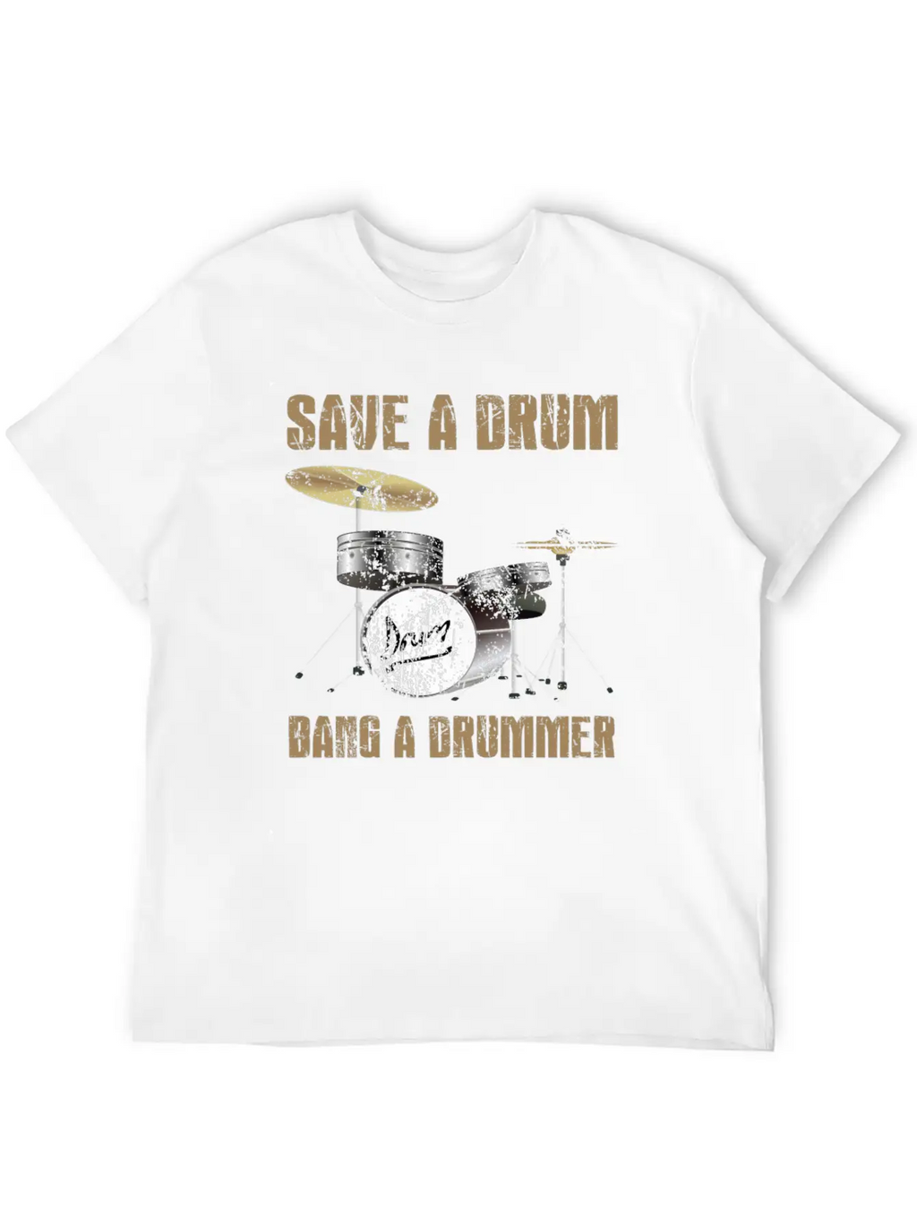 Save A Drum Essential Cotton Tee For Daily Outfits – Unisex Style