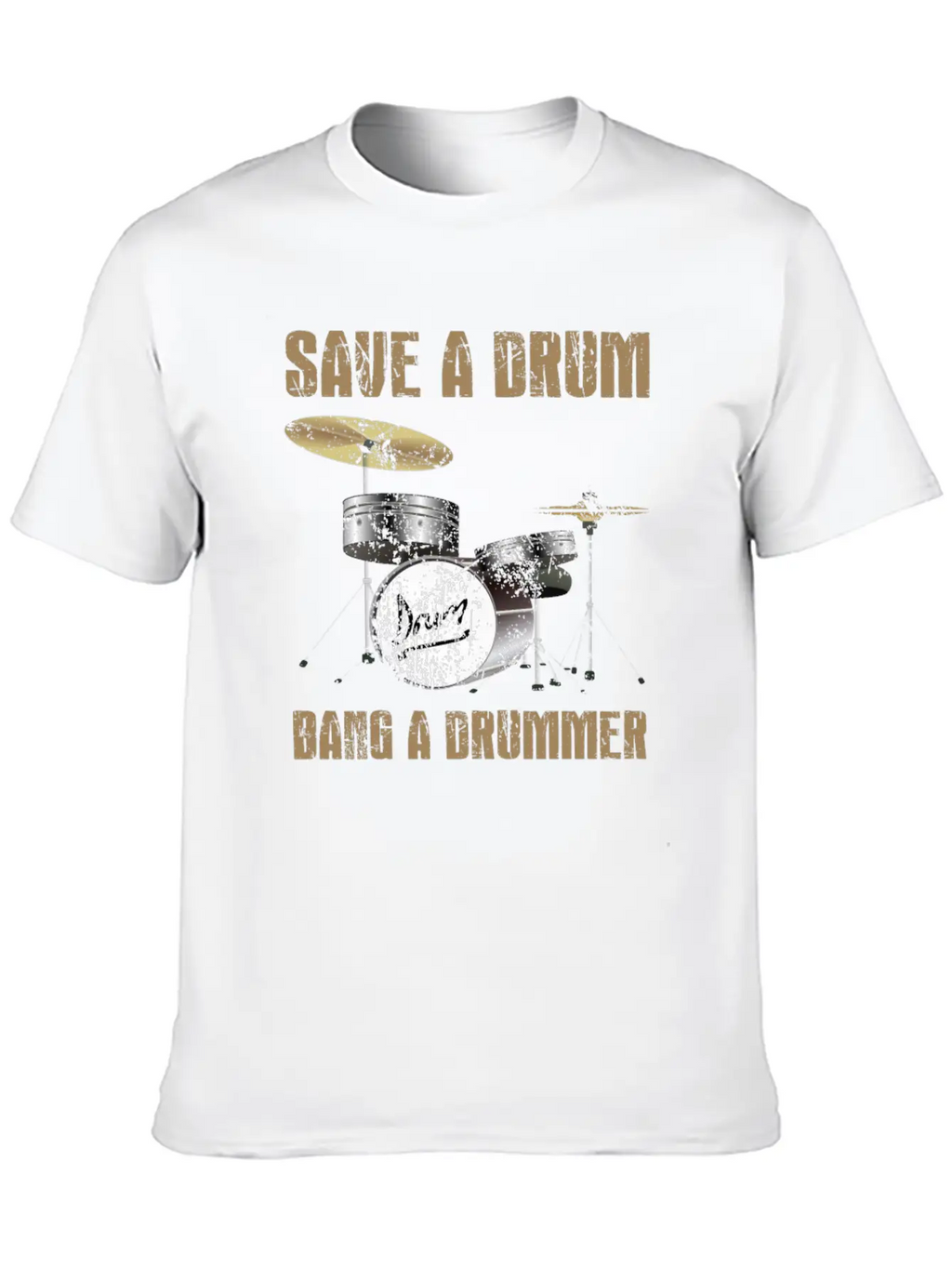Save A Drum Essential Cotton Tee For Daily Outfits – Unisex Style