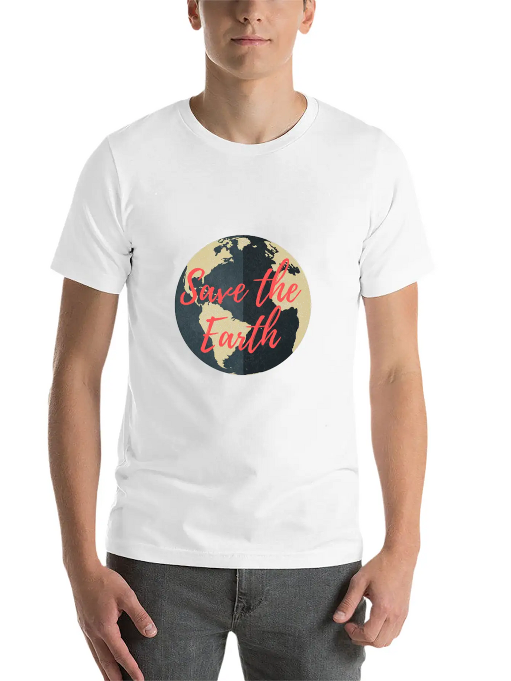 Save The Earth Classic Cotton Tee – Unisex Comfort For Any Season
