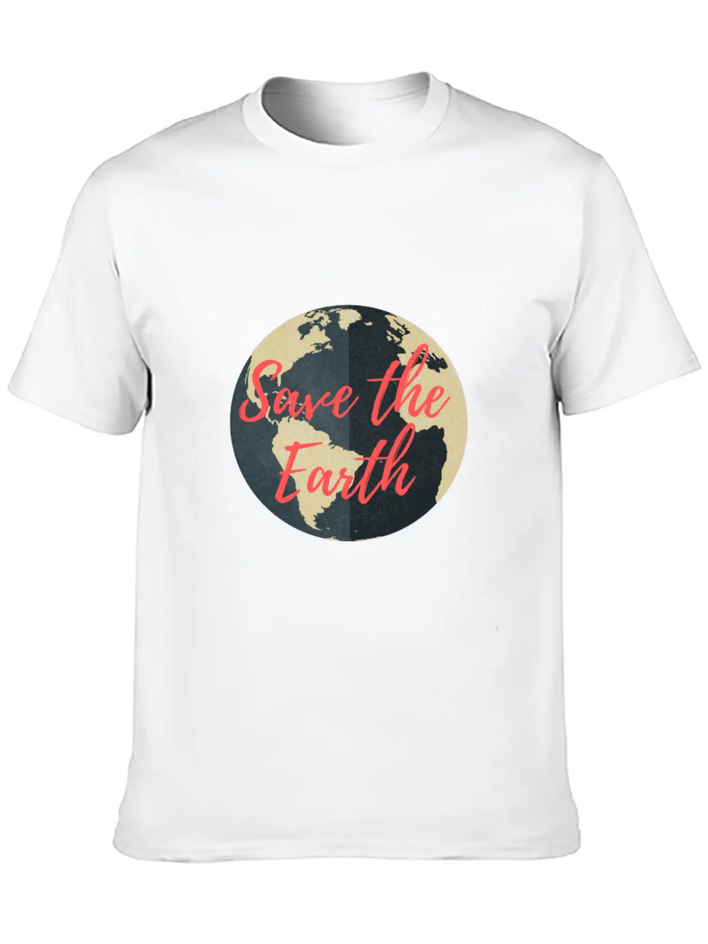 Save The Earth Classic Cotton Tee – Unisex Comfort For Any Season