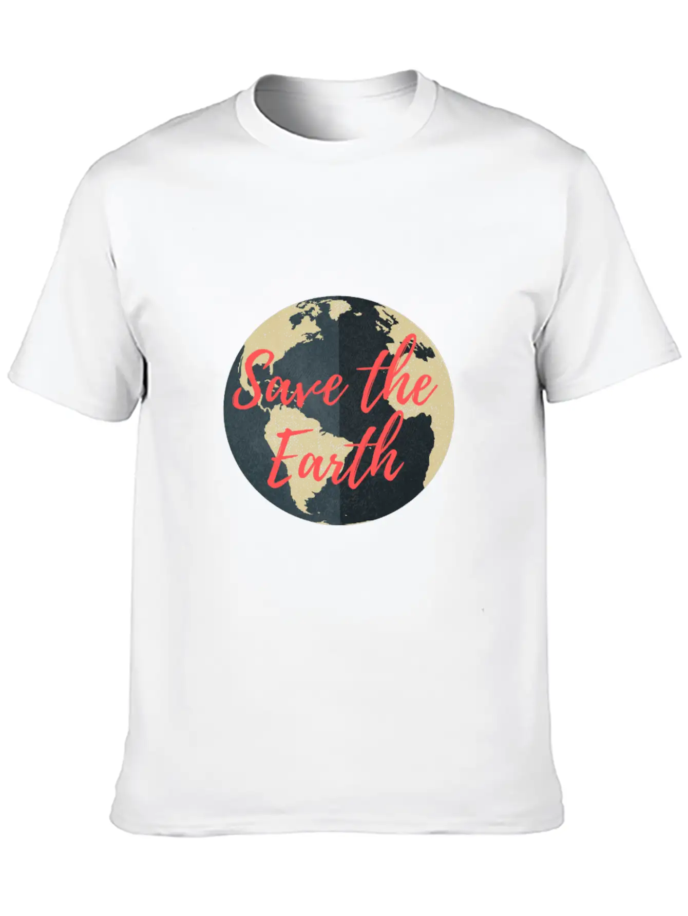 Save The Earth Classic Cotton Tee – Unisex Comfort For Any Season