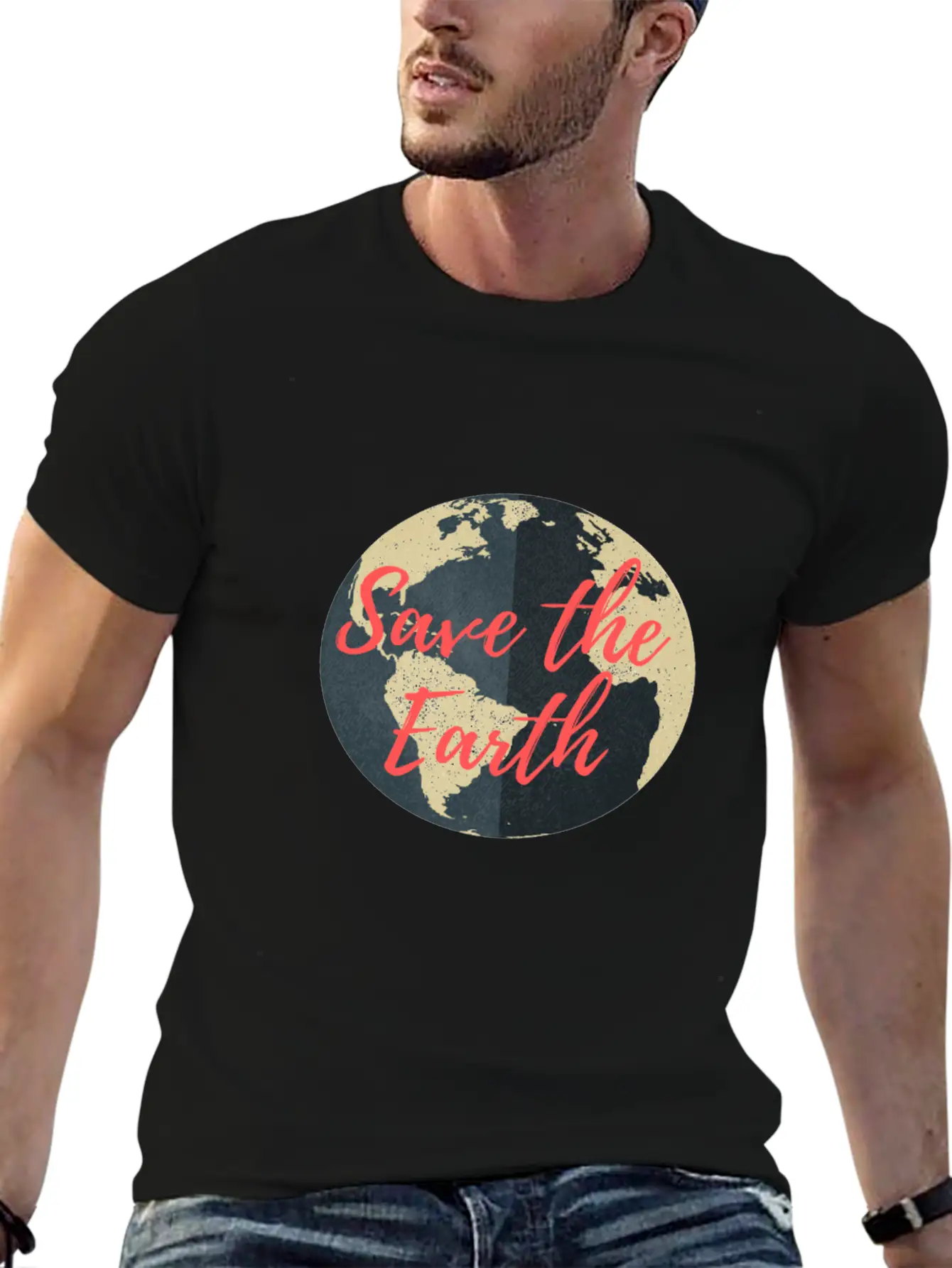 Save The Earth Classic Cotton Tee – Unisex Comfort For Any Season