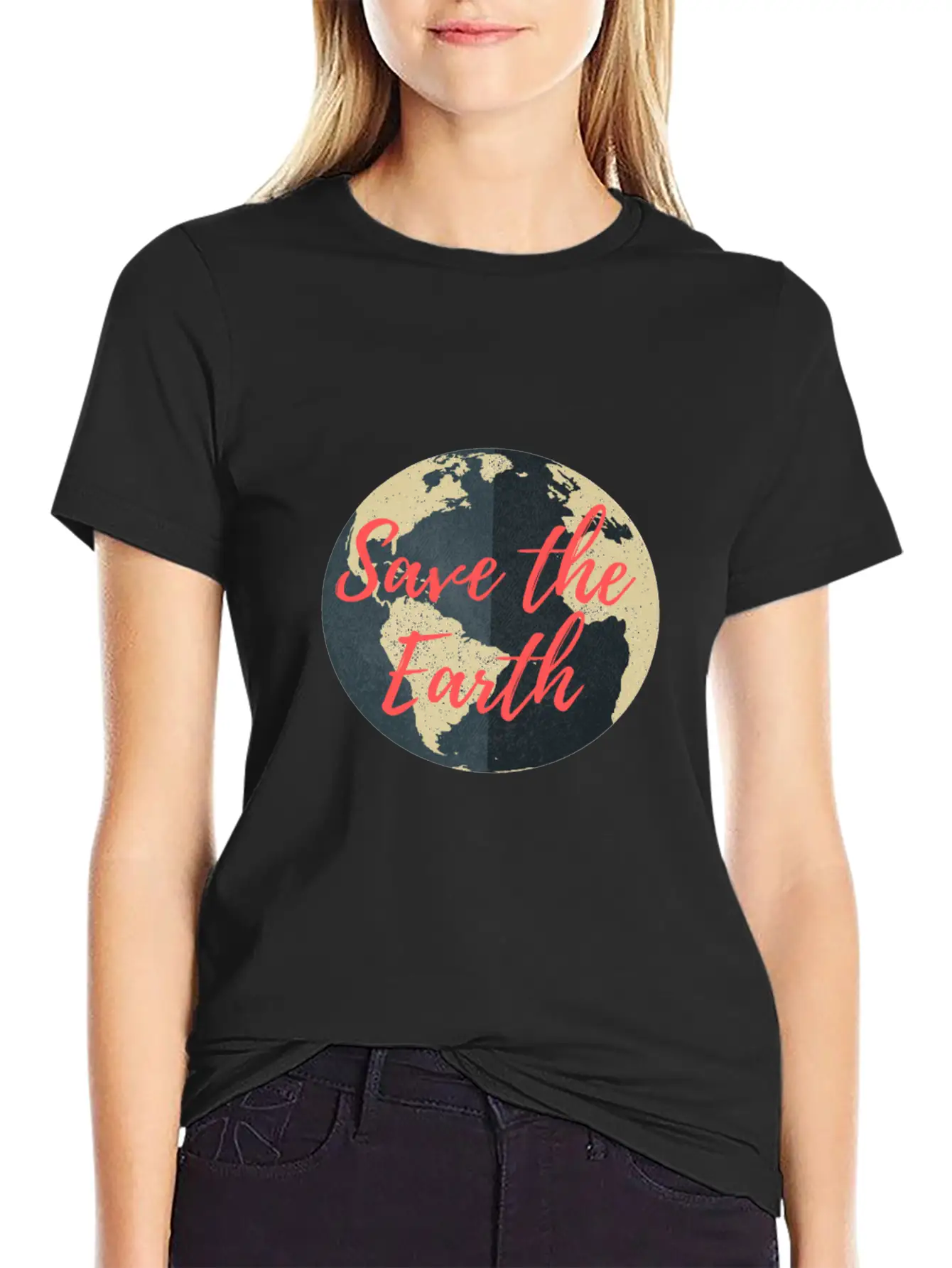 Save The Earth Classic Cotton Tee – Unisex Comfort For Any Season