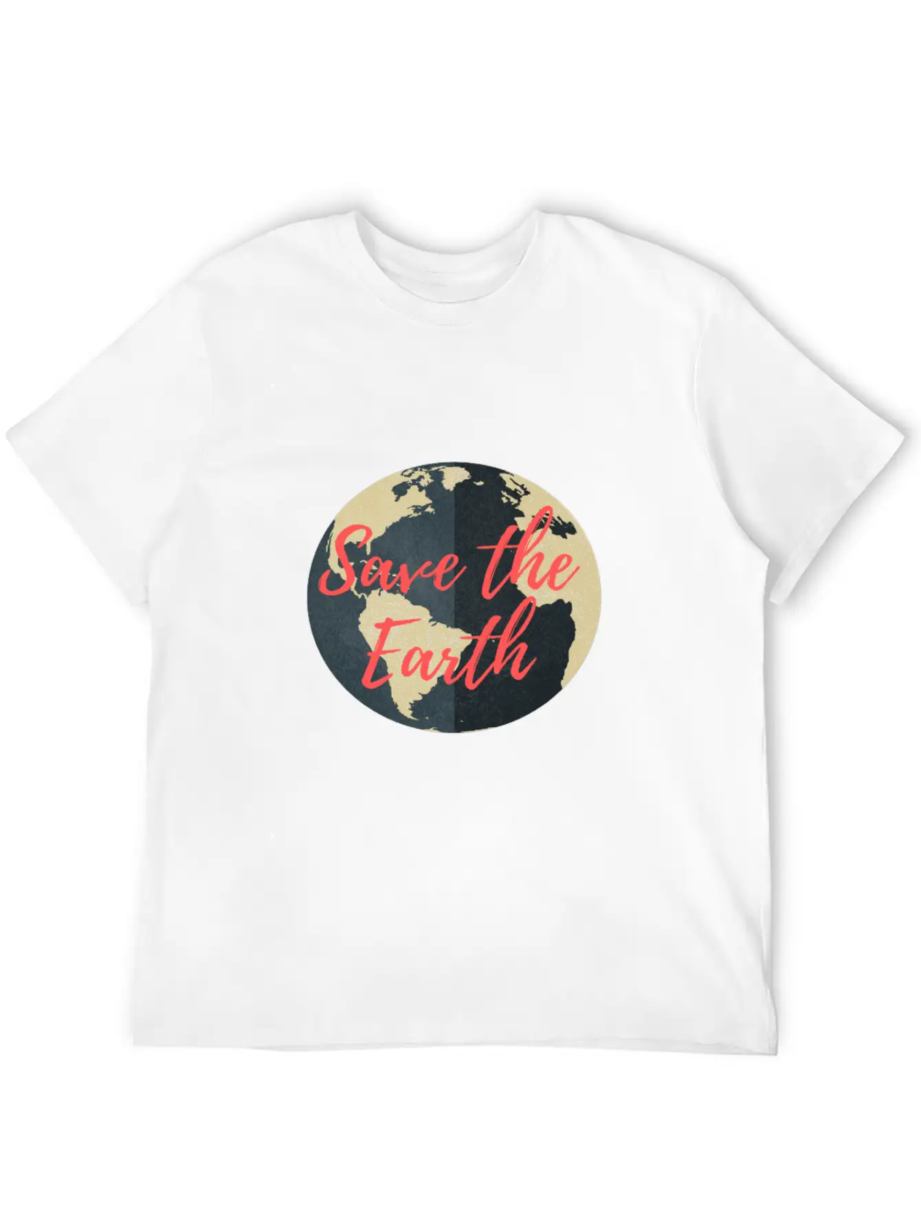 Save The Earth Classic Cotton Tee – Unisex Comfort For Any Season