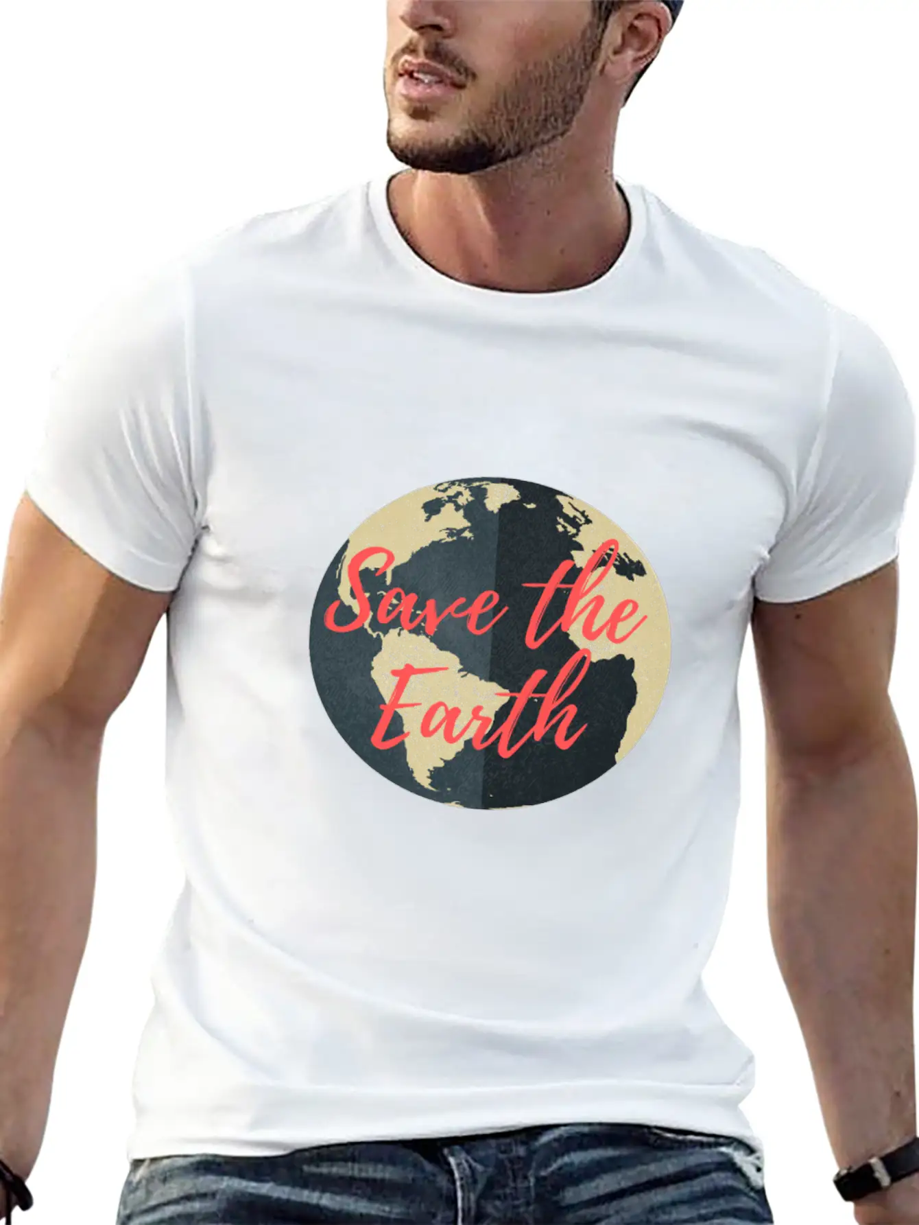 Save The Earth Classic Cotton Tee – Unisex Comfort For Any Season