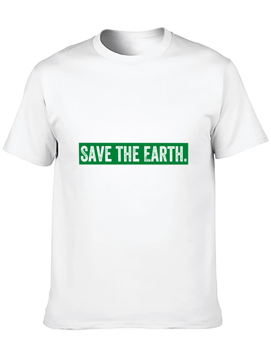 Save The Earth Unisex Casual T-Shirt – Clean Design For Daily Comfort