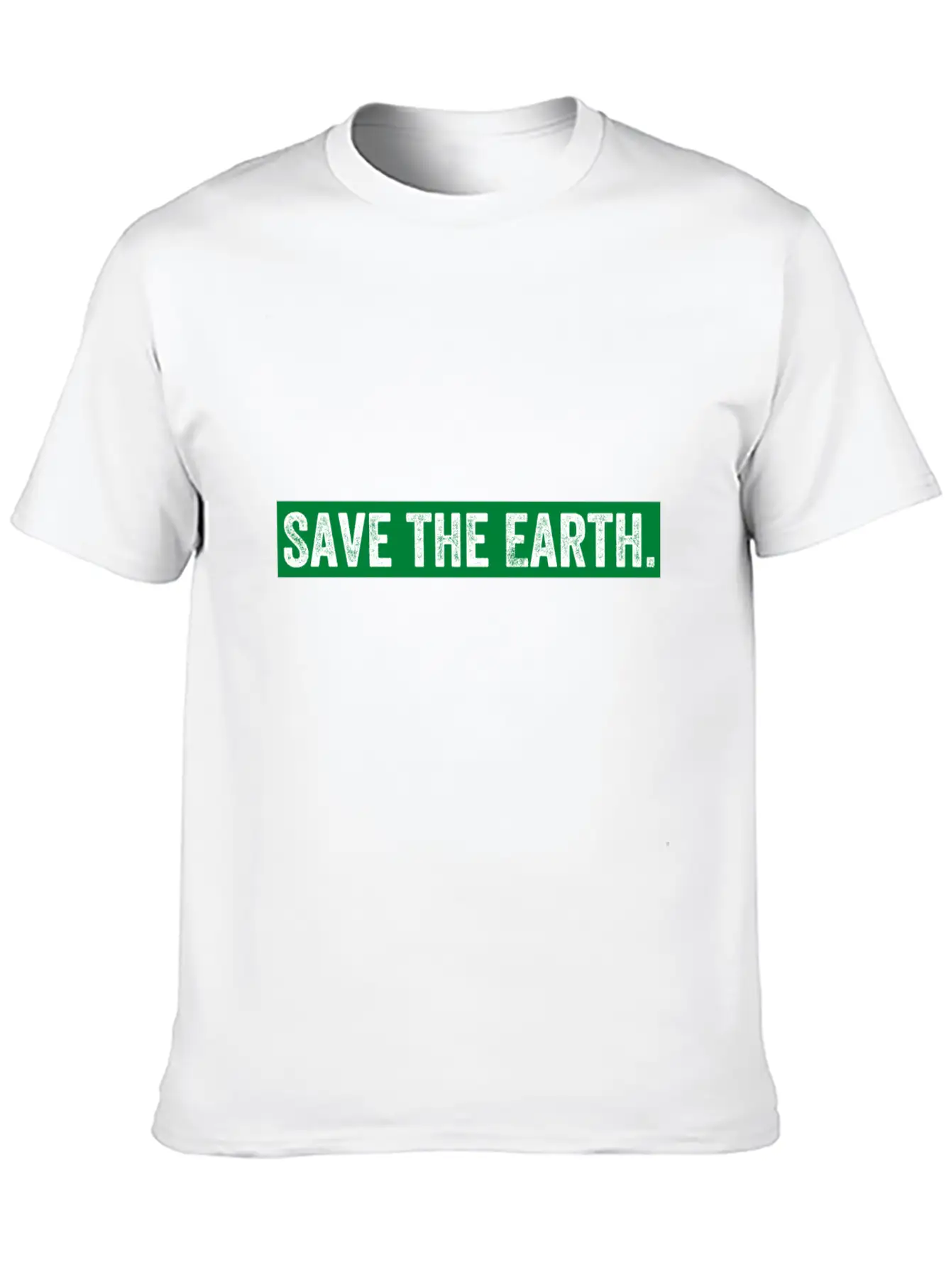 Save The Earth Unisex Casual T-Shirt – Clean Design For Daily Comfort